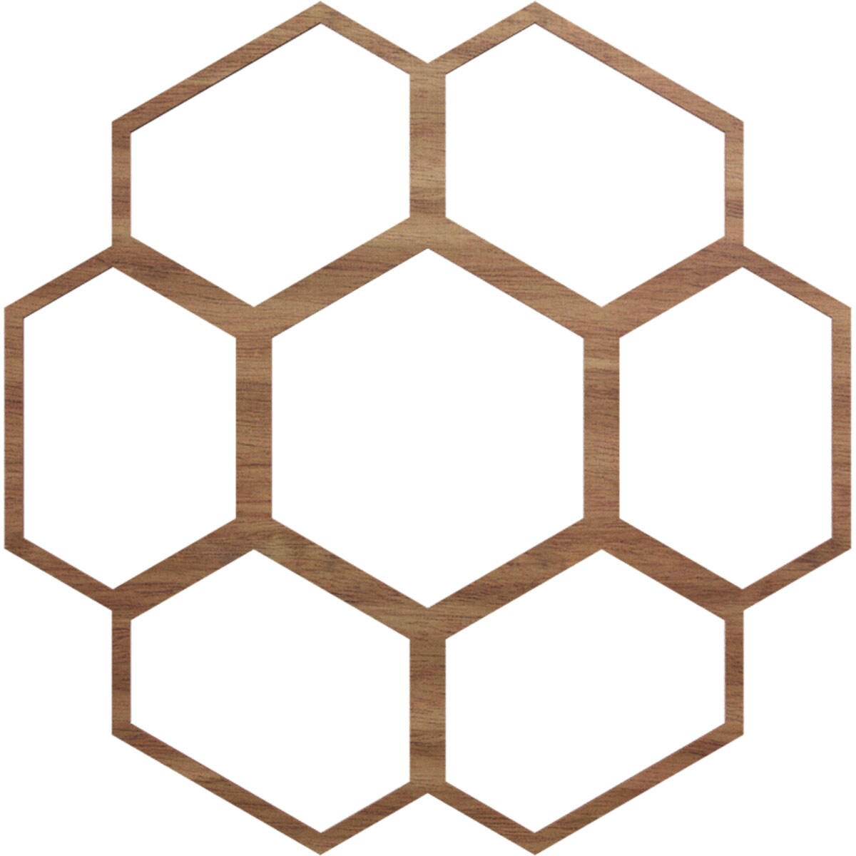 Ekena Millwork CMWP28X28X0375FOWA Florin Fretwork Pierced 28-in W x 28-in L Architectural Walnut Wood Whole Ceiling Medallion