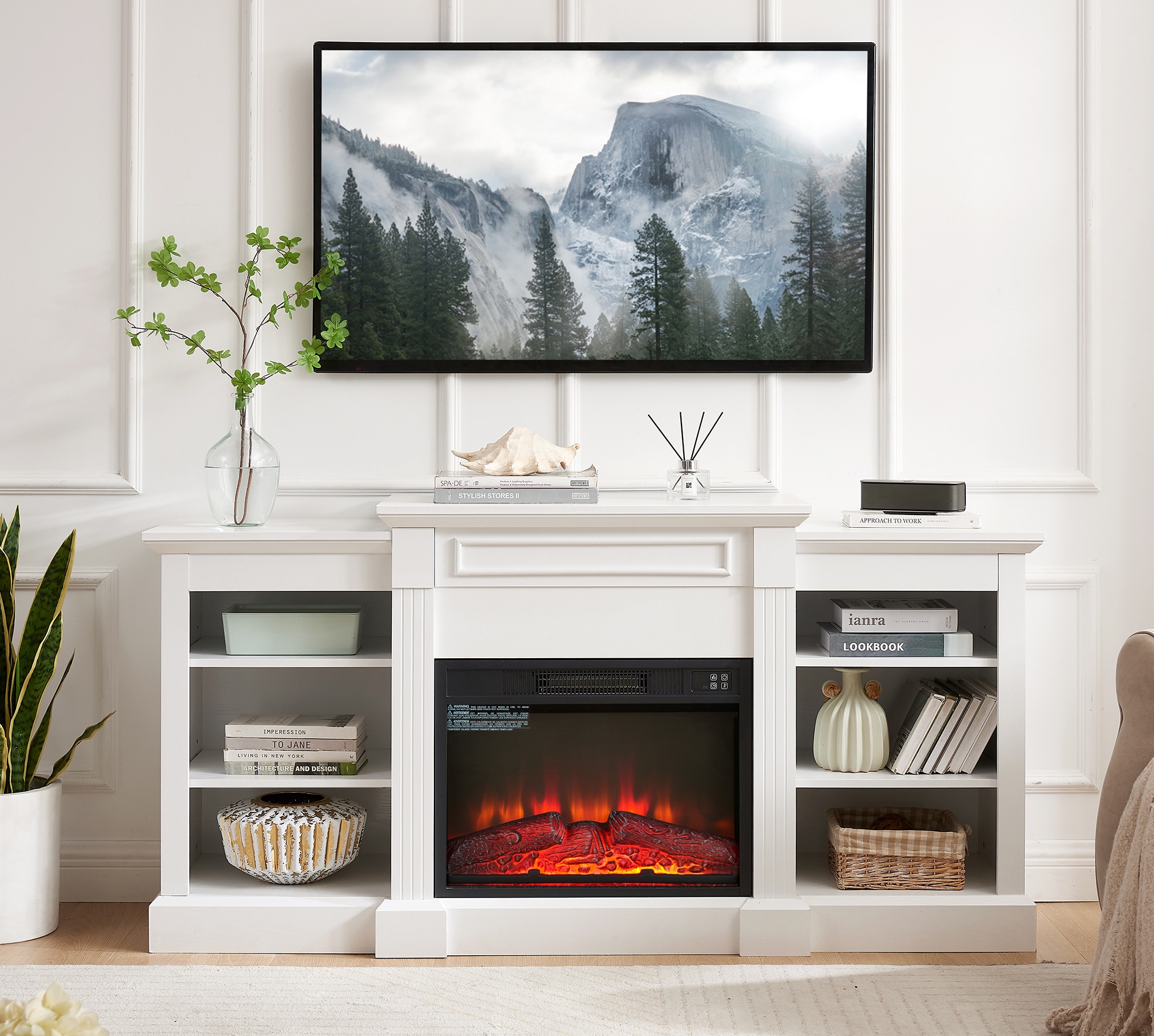 SINOFURN SYA170016WD Electric-Fireplaces - View #2