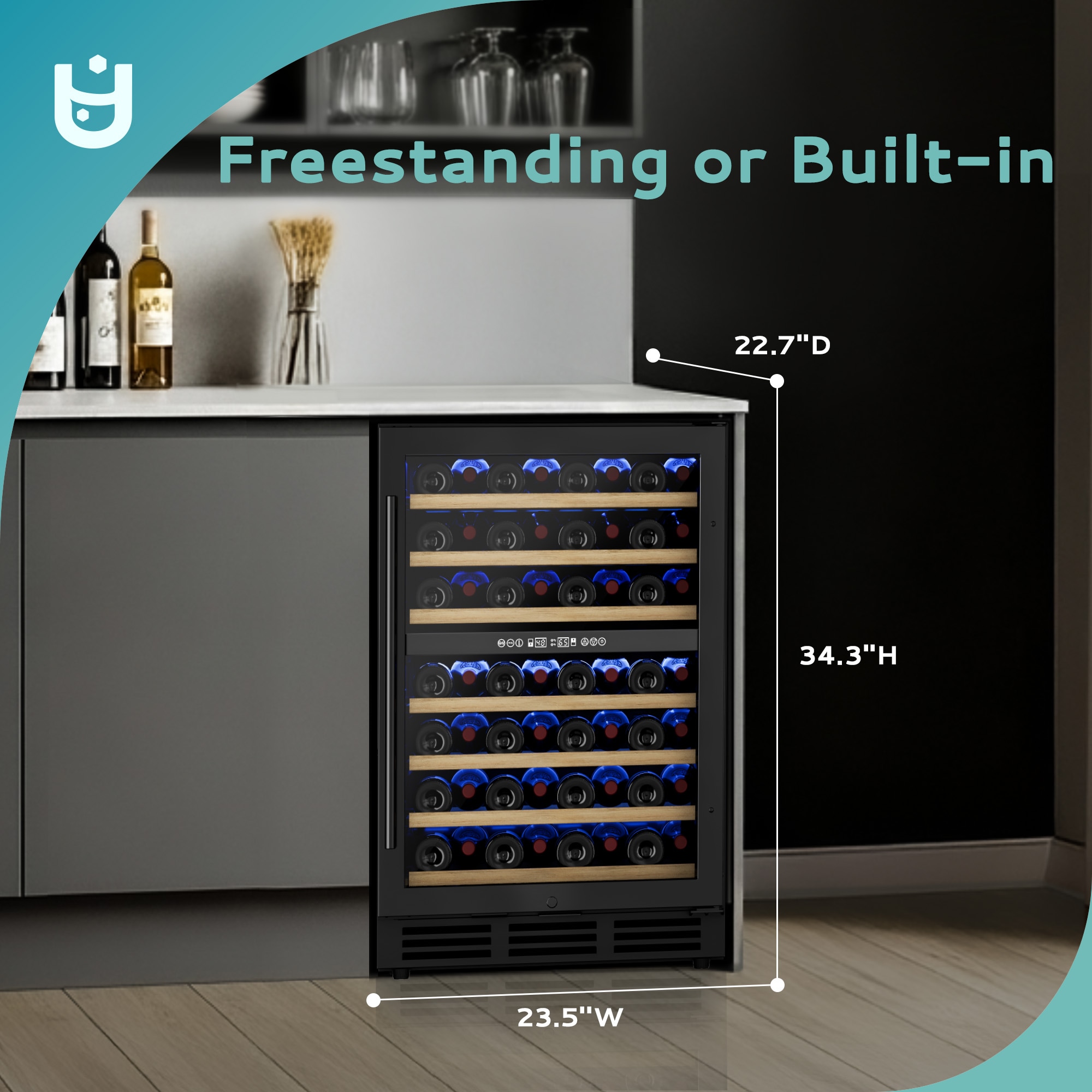 Euhomy FWC006-24BL-E-LS-SC Beverage-Dispensers - View #2