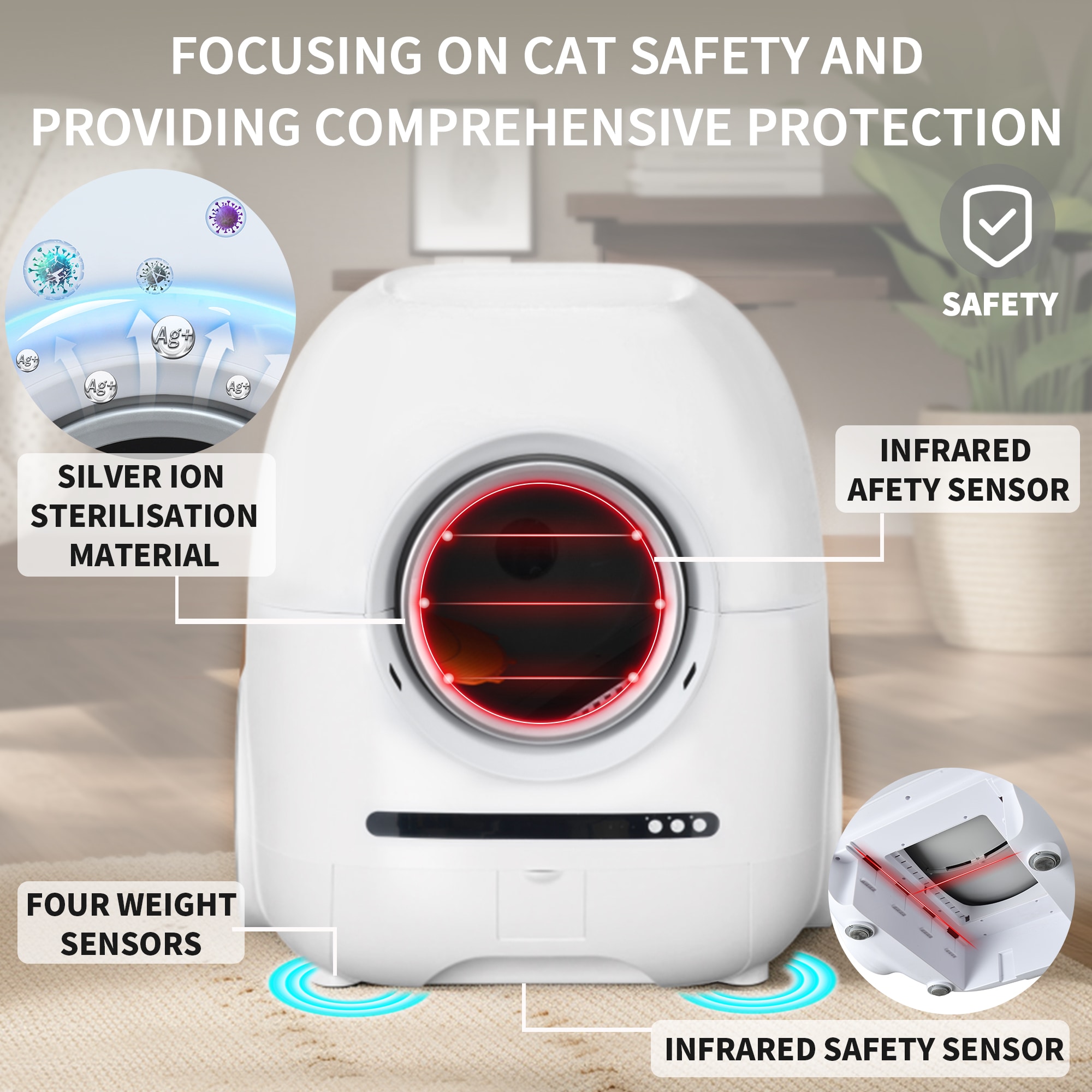 Xspracer ML - 12AAA Cat-Litter-Box - View #2