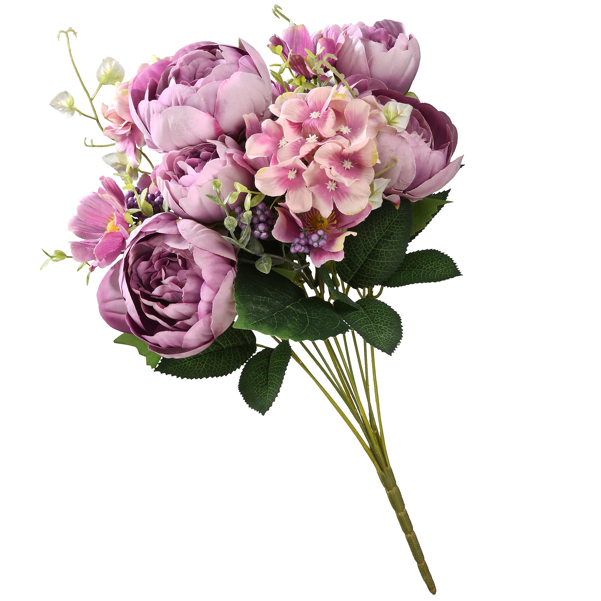 National Tree Company 19 Light Purple Rose Bundle