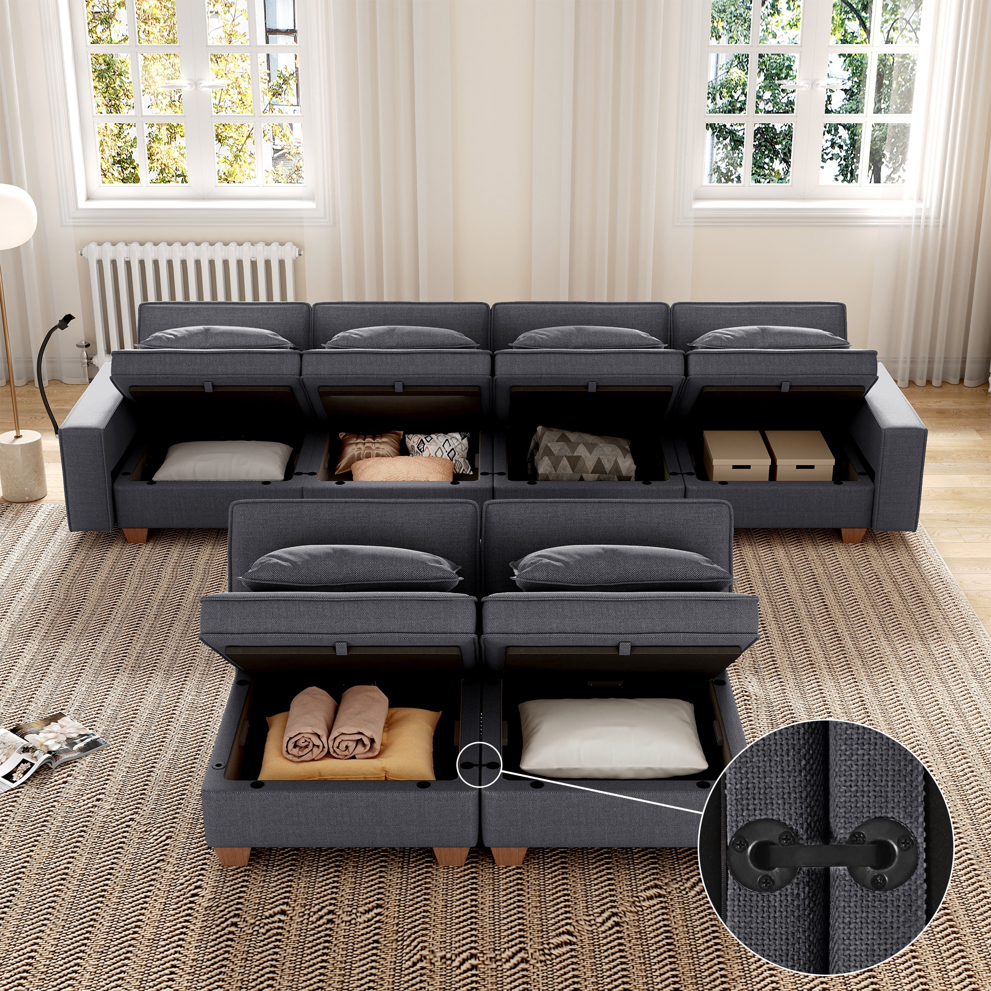 Jarenie YMX05S42-WT Sofas-Loveseats - View #3