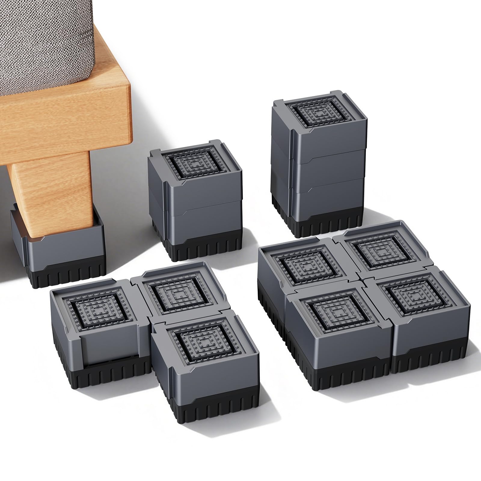 4.2-Inch-Deep Bed Risers at Lowes.com