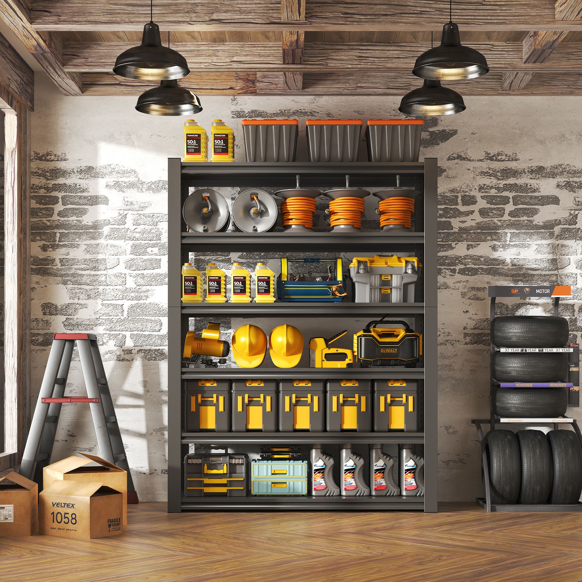 Tatayosi RY-02HAM738 Free-Standing-Shelving - View #7