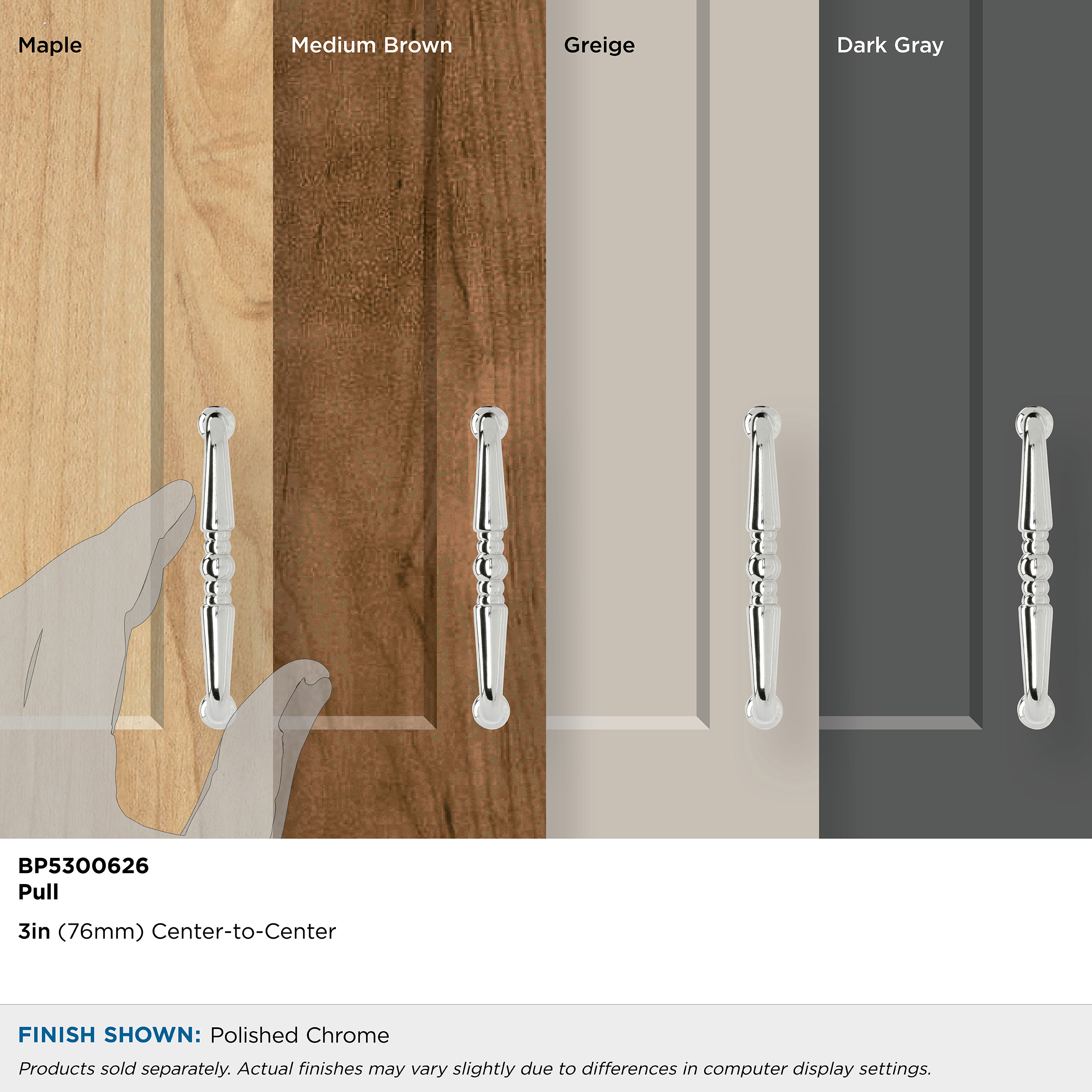 Amerock BP5300626 Cabinet-Pulls - View #3