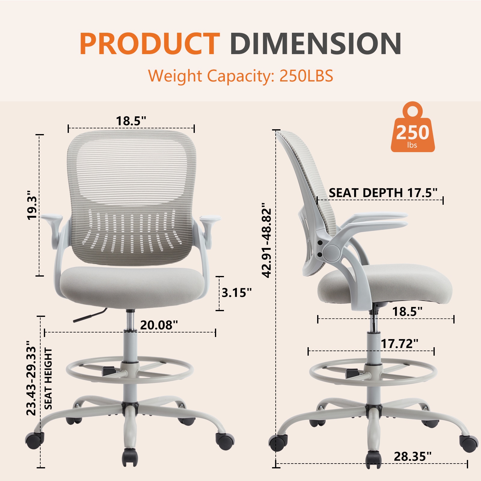 Siavonce XH34213 Office-Chairs - View #5