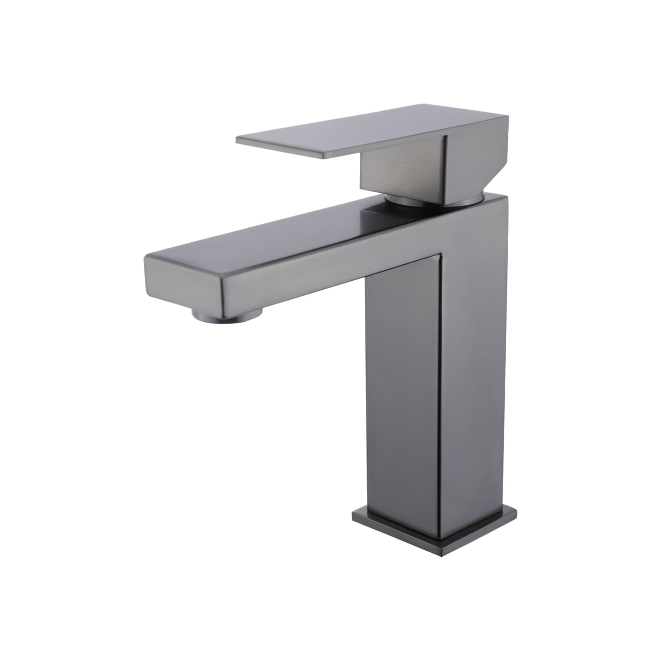 Lexora LFS1012GM Monte Gun Metal Single hole 1-handle Waterfall Commercial/Residential Handle Bathroom Sink Faucet