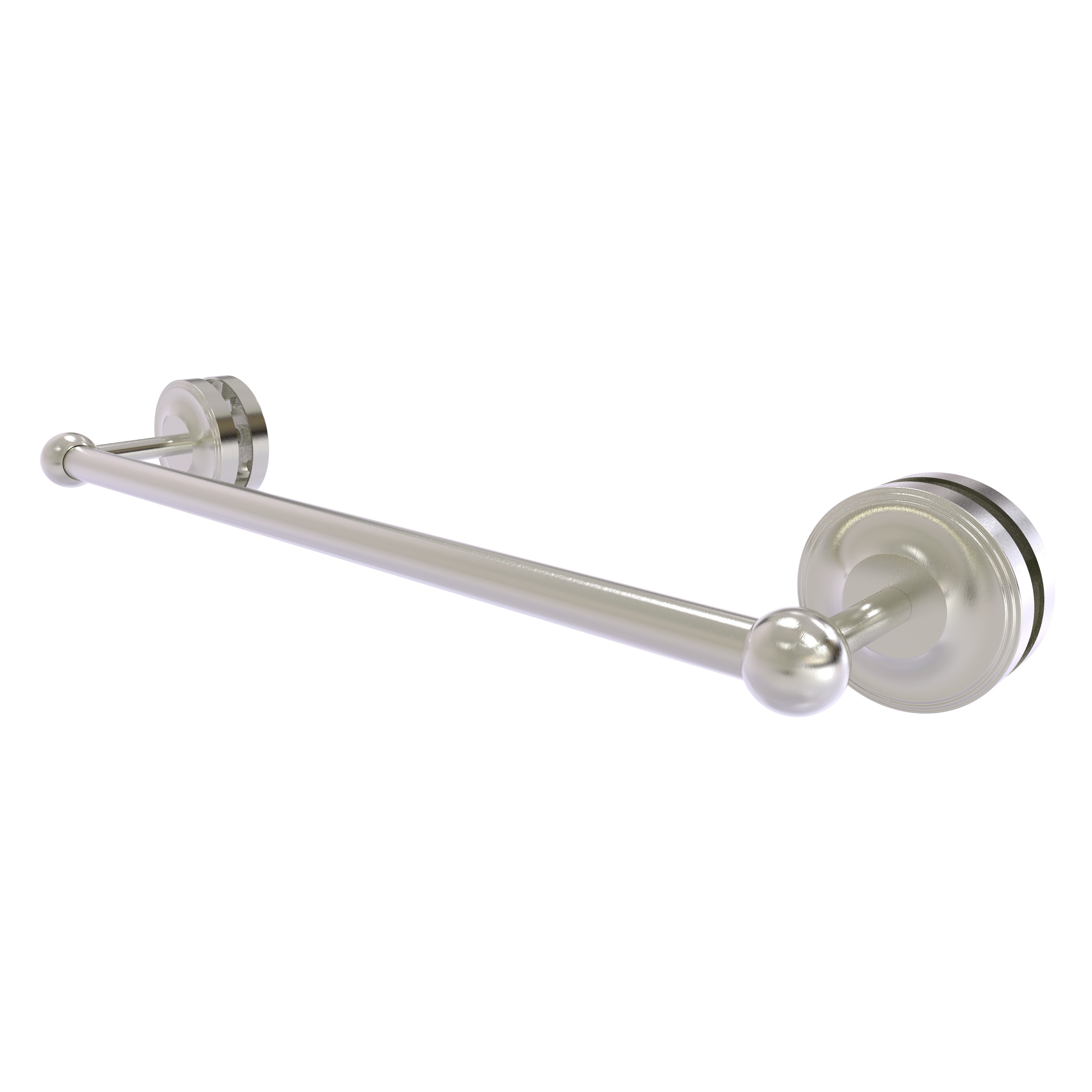 Allied Brass PR-41-SM-18-SN Prestige Regal 18-in Satin Nickel Wall mount Single Towel Bar