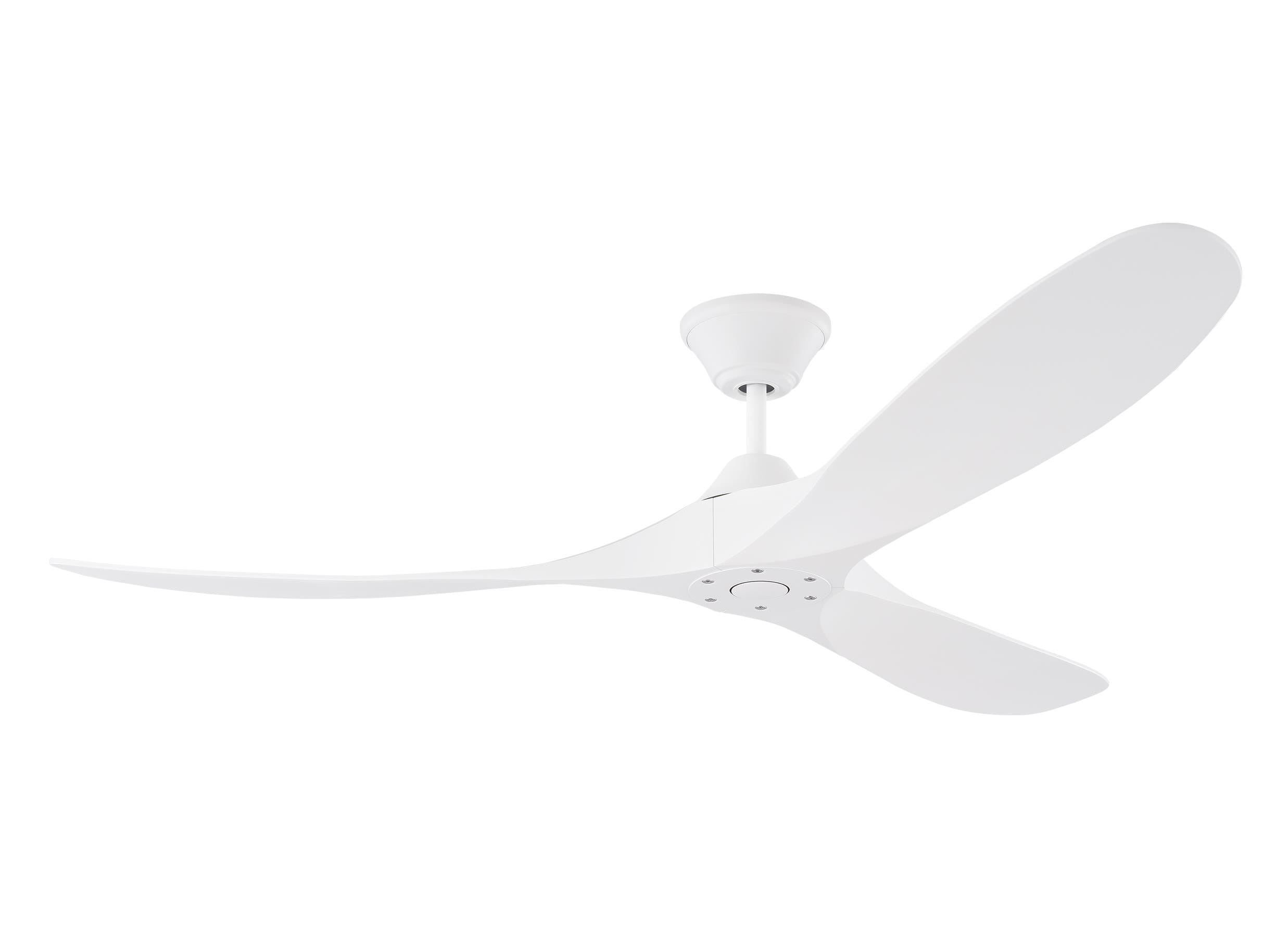 Generation Lighting Maverick Coastal 60 In Matte White Indoor Outdoor