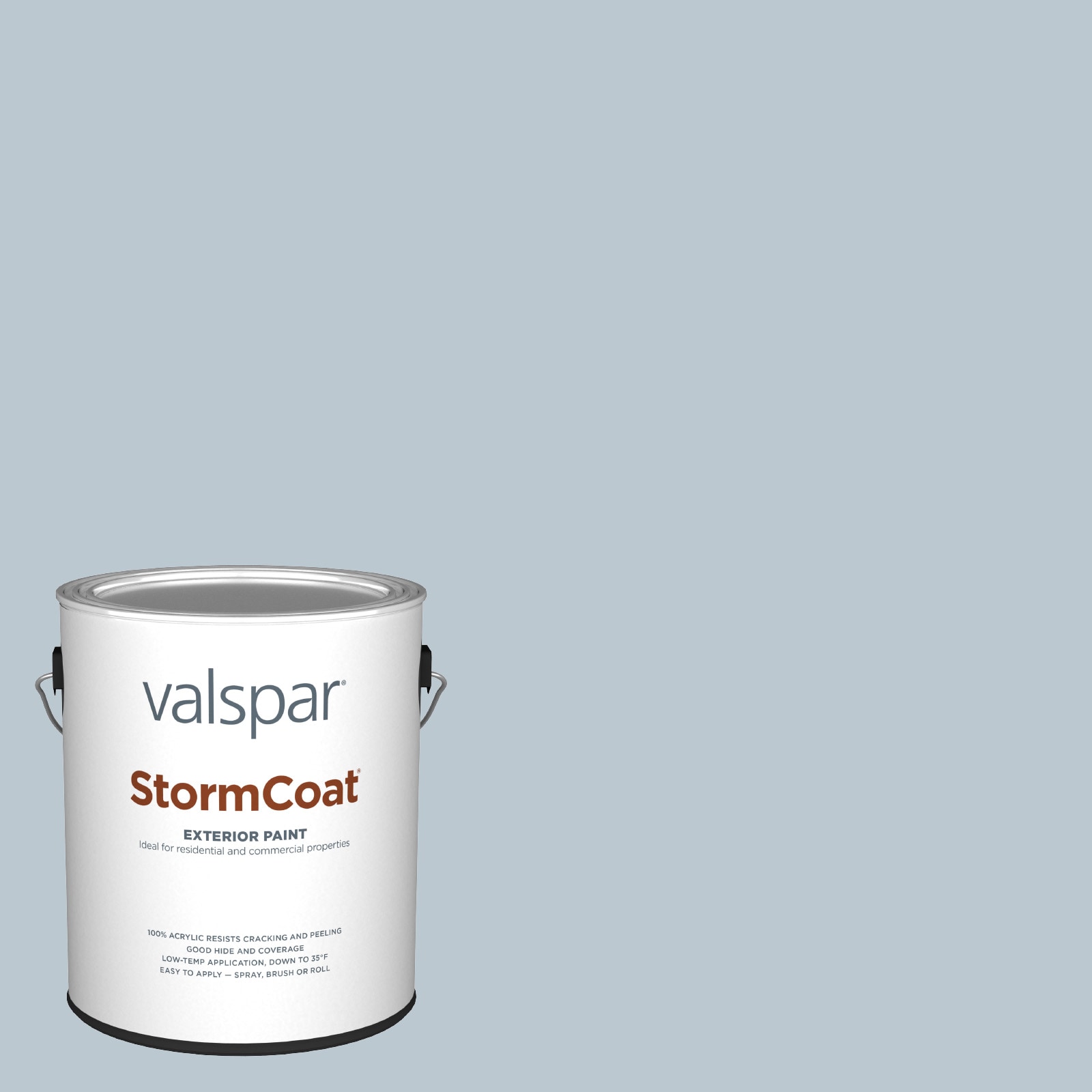 Valspar 4008-3B-146990 Storm Coat Satin Lighthouse Shadows 4008-3B Latex Exterior ( 1-gallon )