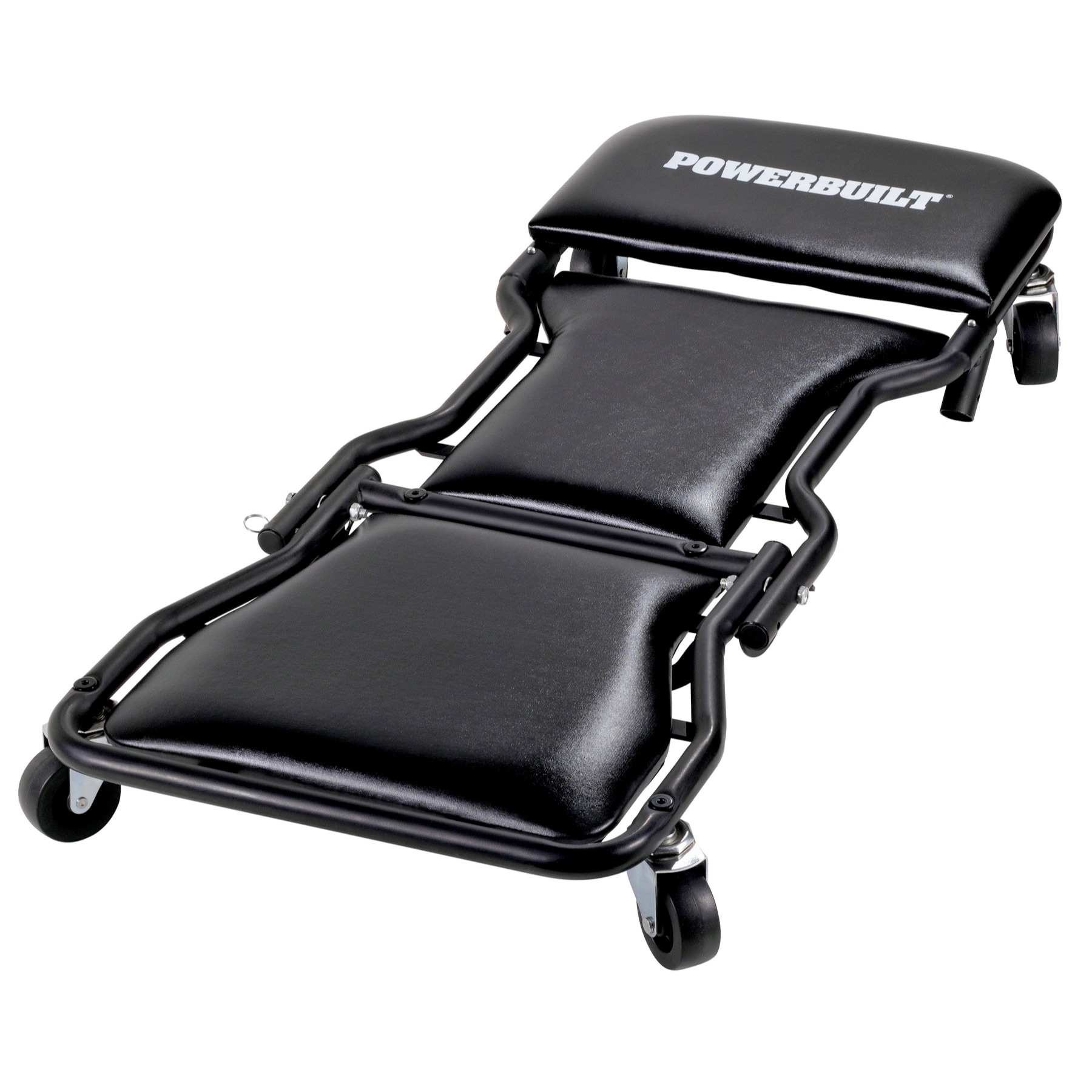 Powerbuilt Convertible Work Seat with Backrest and Padded Headrest, Black, 9.25-in x 22.5-in 620469 Sansujyuku sansujyuku.com