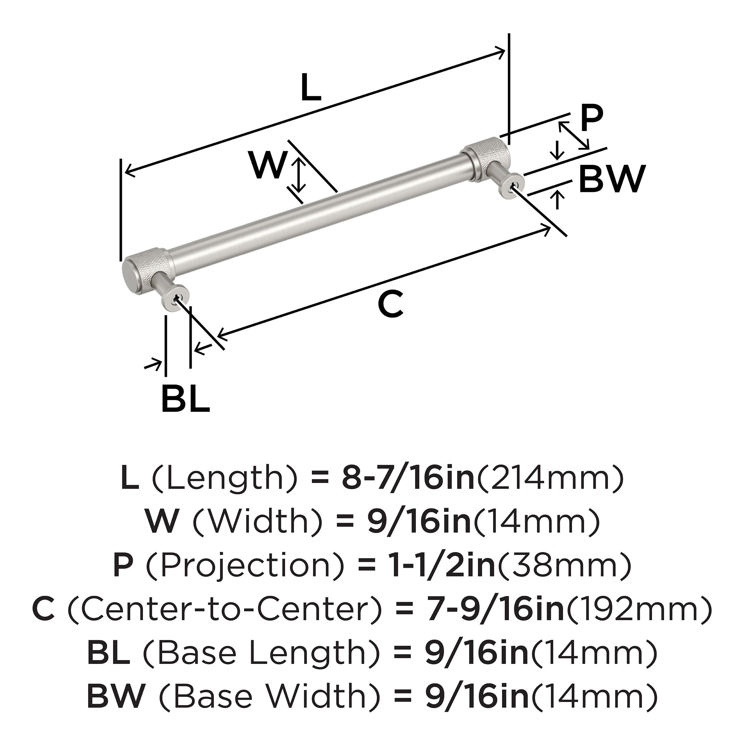 Amerock BP37746G10 Cabinet-Pulls - View #4