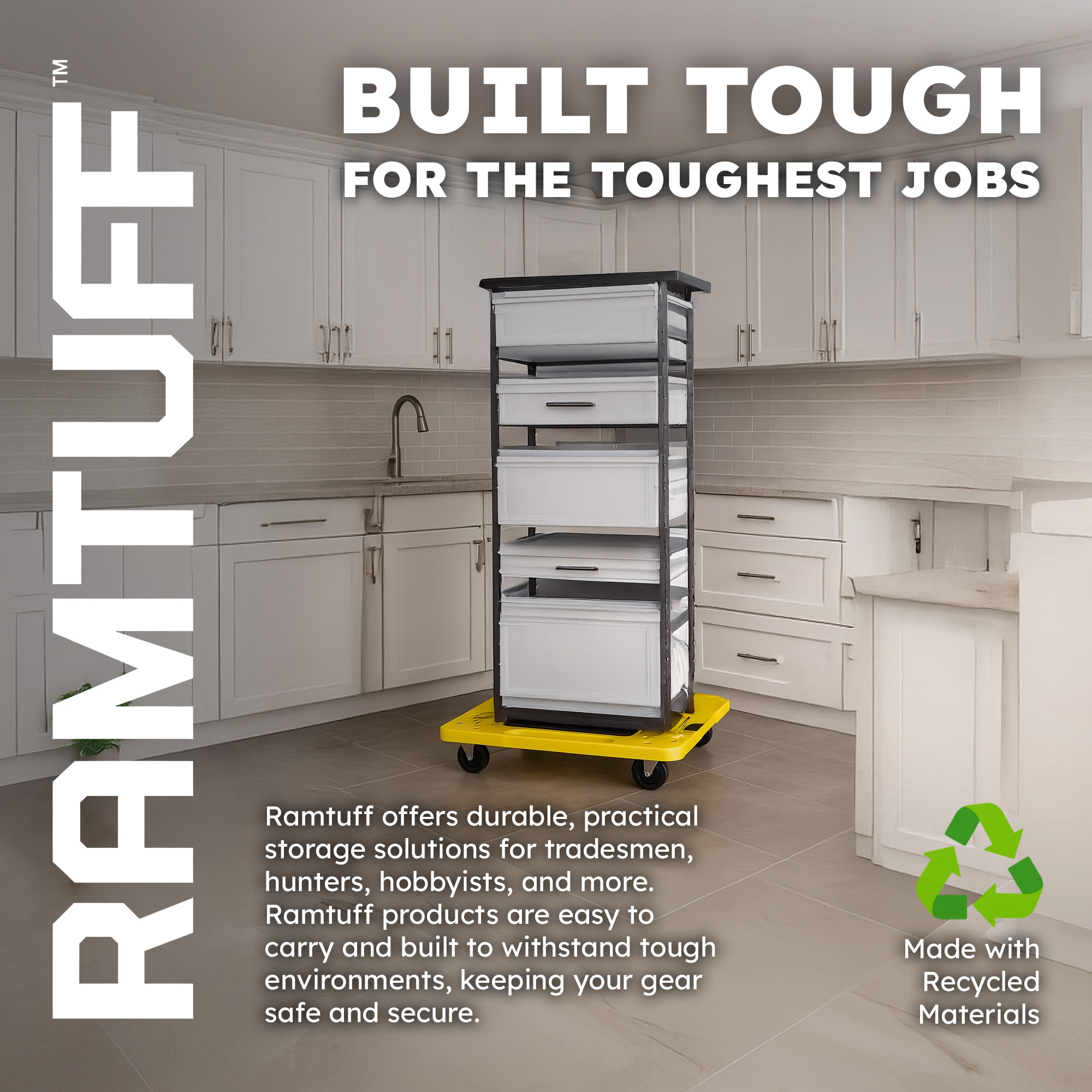 Ramtuff 606560 + FNDL251704 Pull-Out-Cabinet-Baskets - View #6