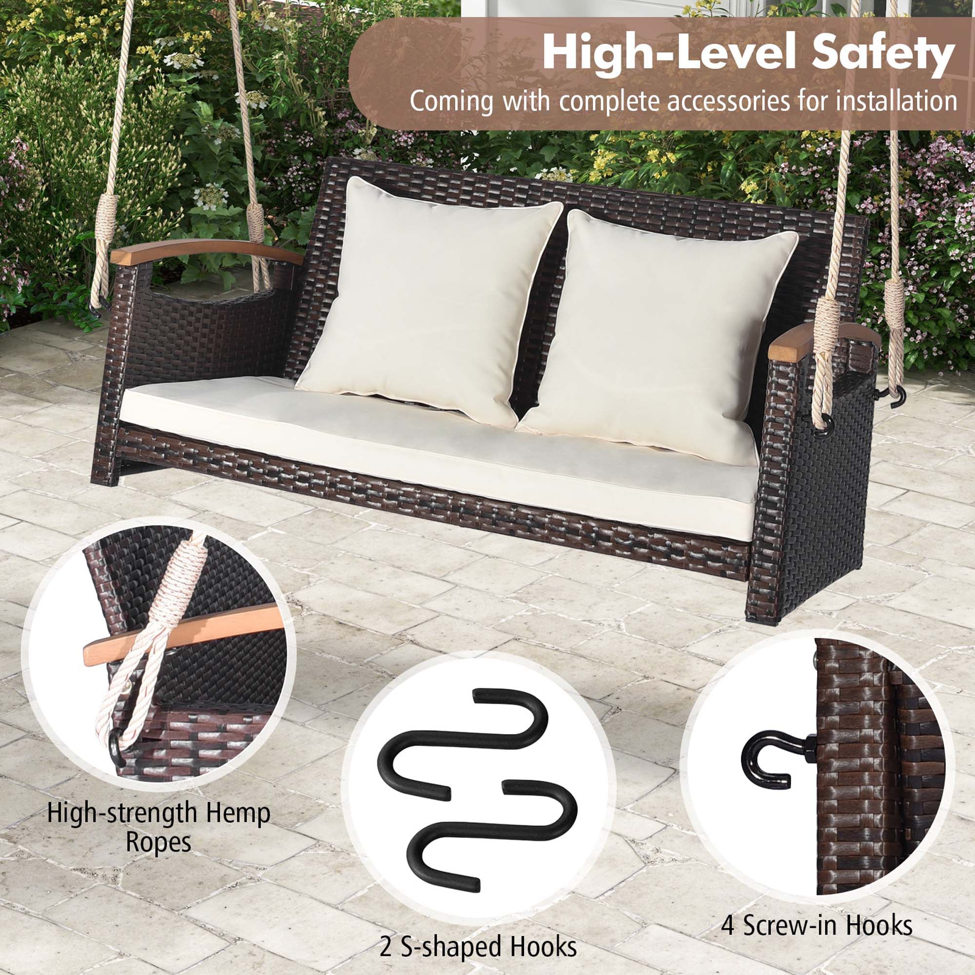 Costway LWS00051 Swing-Gliders - View #8