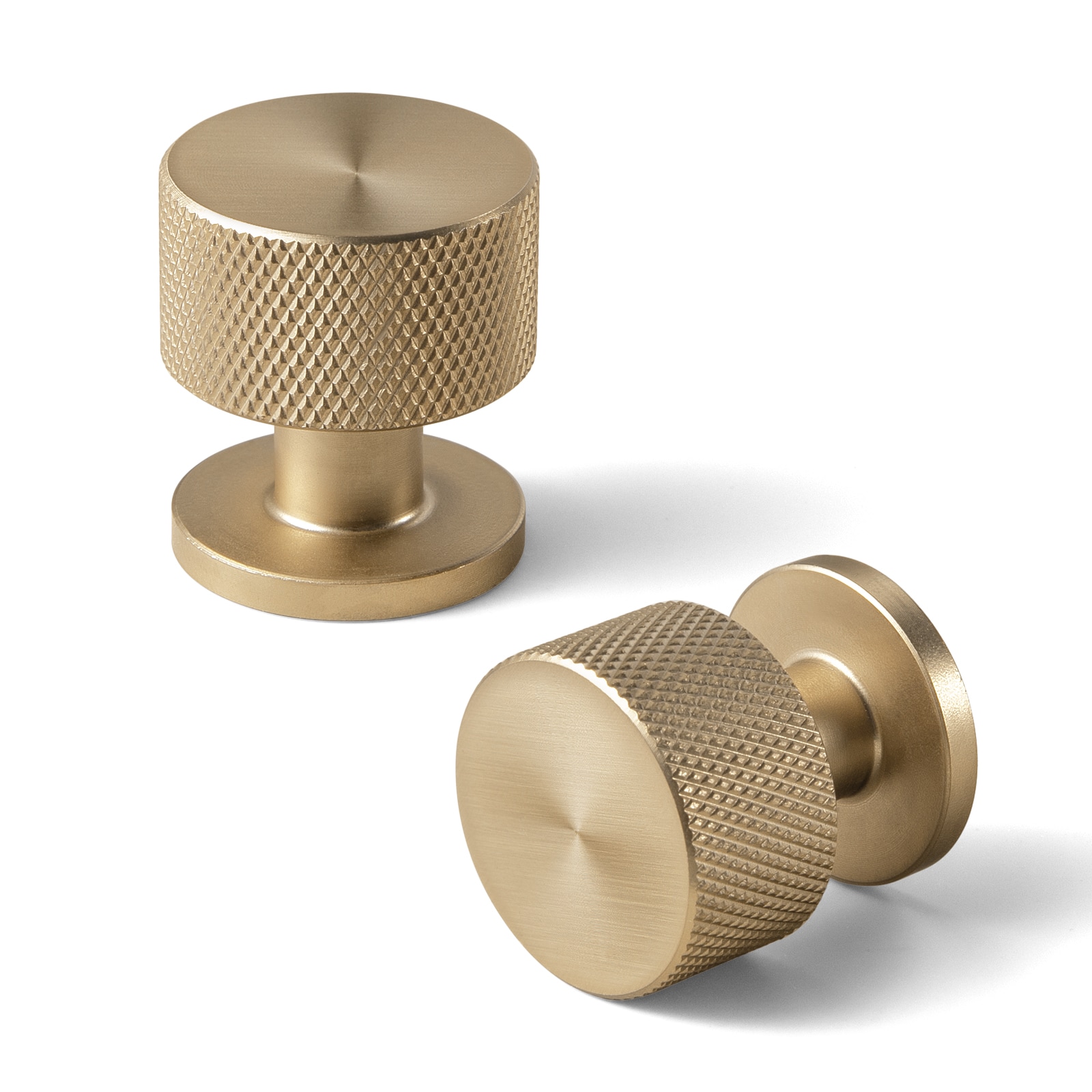Miaokesen 2214UBR-DK 1-in Champagne Bronze Mushroom Modern Cabinet Knob 6 -Pack