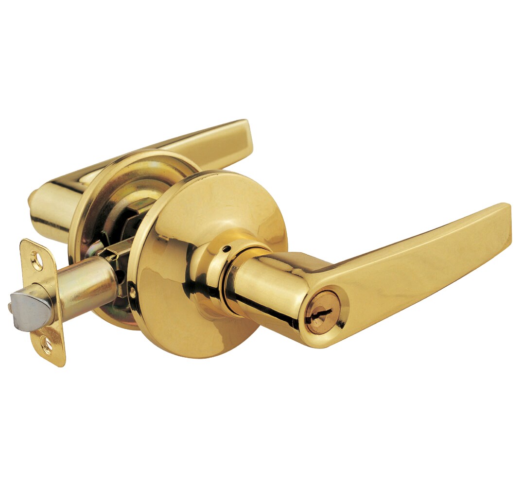 Polished Brass Lock, Authentic Restoration Parts