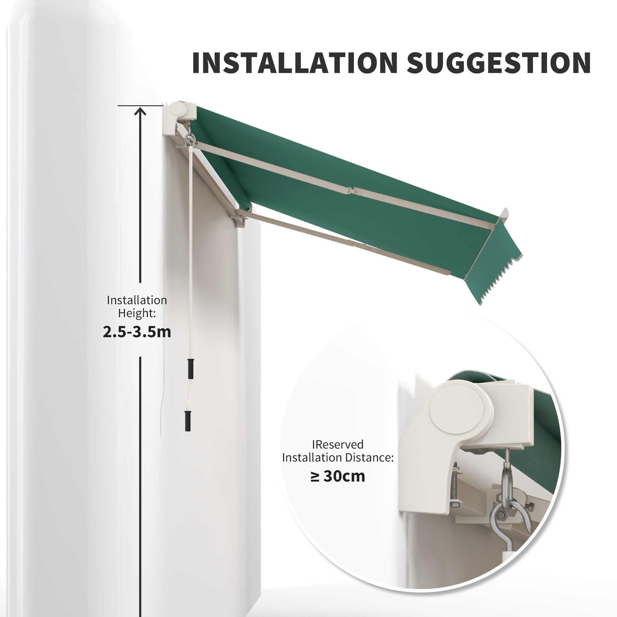 Outsunny 840-150GN awnings - View #8