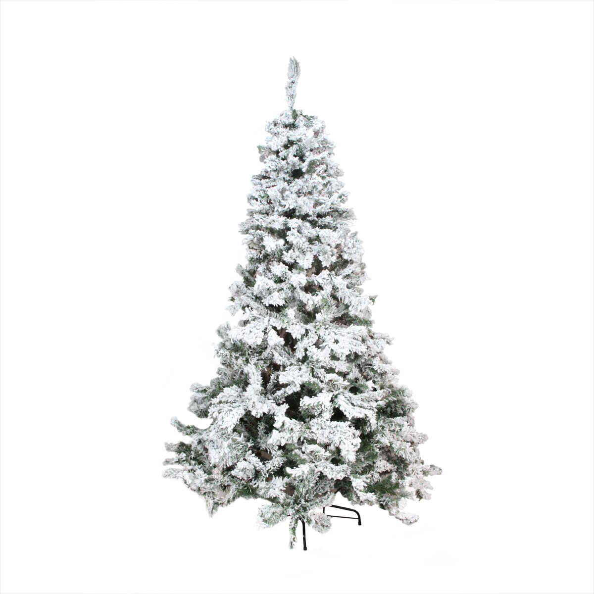 Northlight 7.5-ft Pine Flocked Artificial Christmas Tree in the ...