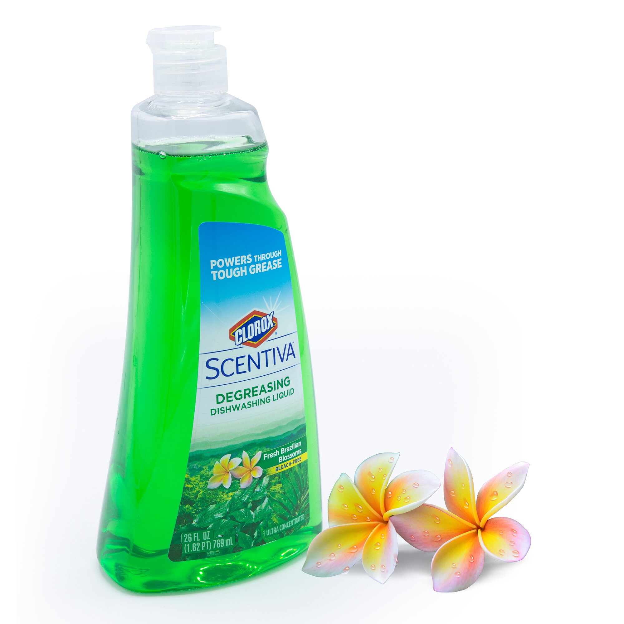 Clorox Scentiva Clorox 26-oz Fresh Brazilian Blossoms Dish Soap in the Dish  Soap department at