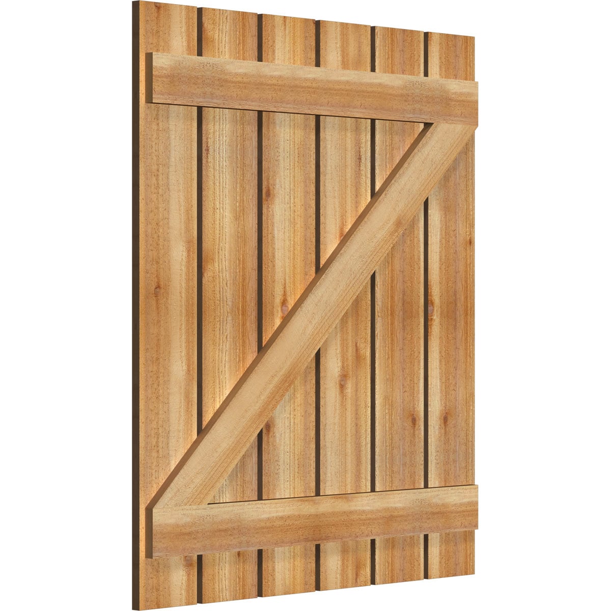 Ekena Millwork RBS06Z35X041RWR Exterior-Shutters - View #2