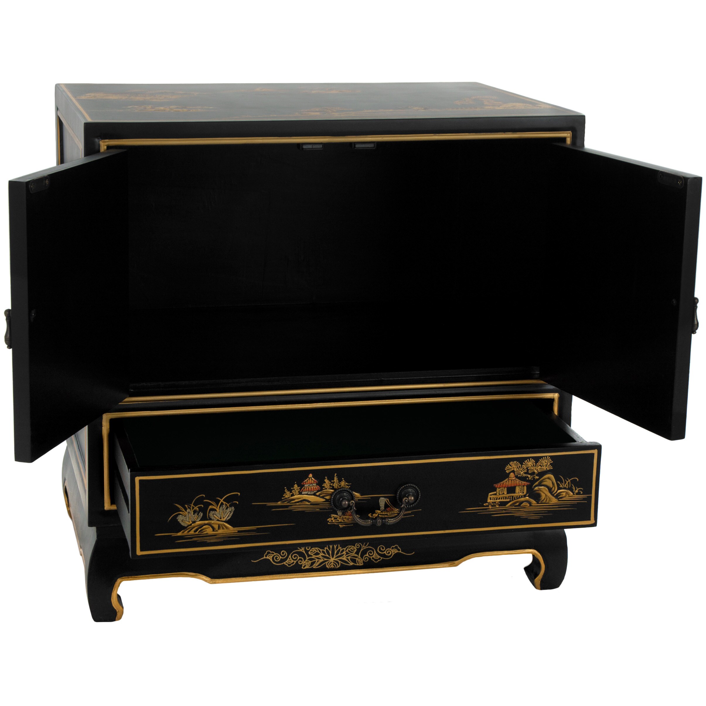 Oriental Furniture LCQ-BR-HA20-98 nightstands - View #2