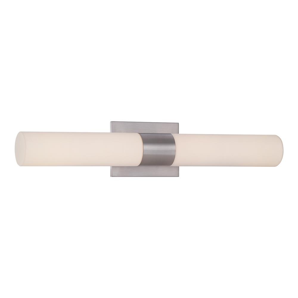 dweLED WS-7222-BN Elementum 22-in 1 -Light Brushed Nickel Integrated LED Transitional Vanity light