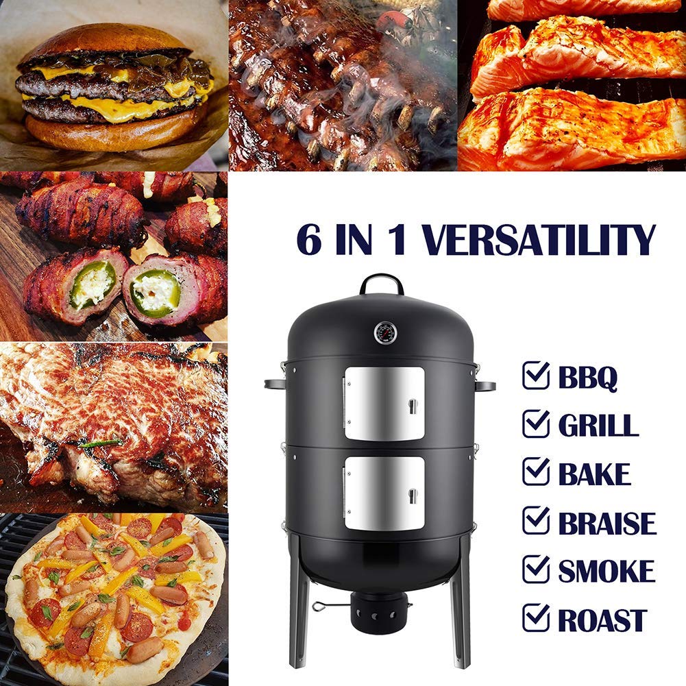 Clihome WF-RT-205-B01 Charcoal-Grills - View #7