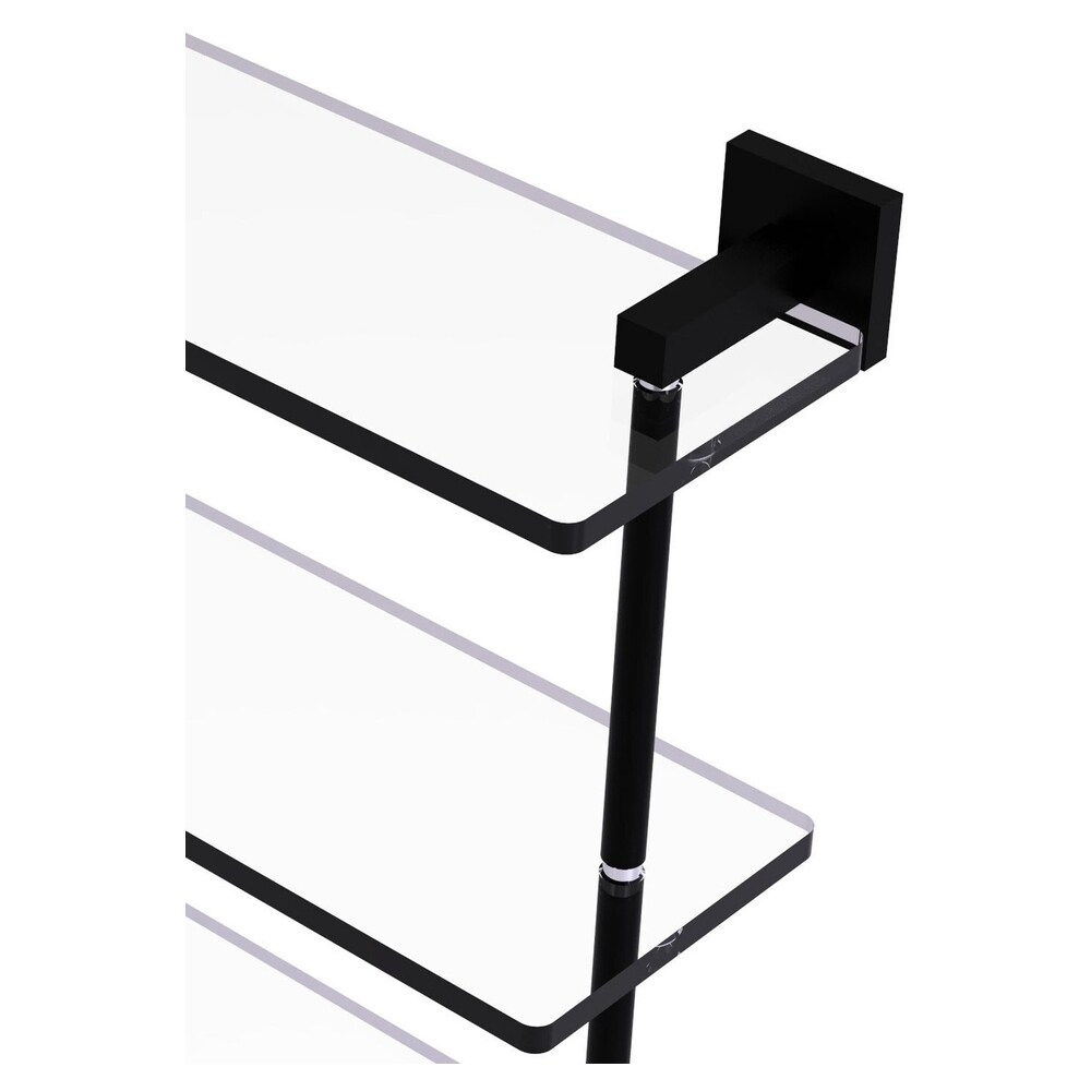 Allied Brass MT-5-22-BKM Bathroom-Shelves - View #2