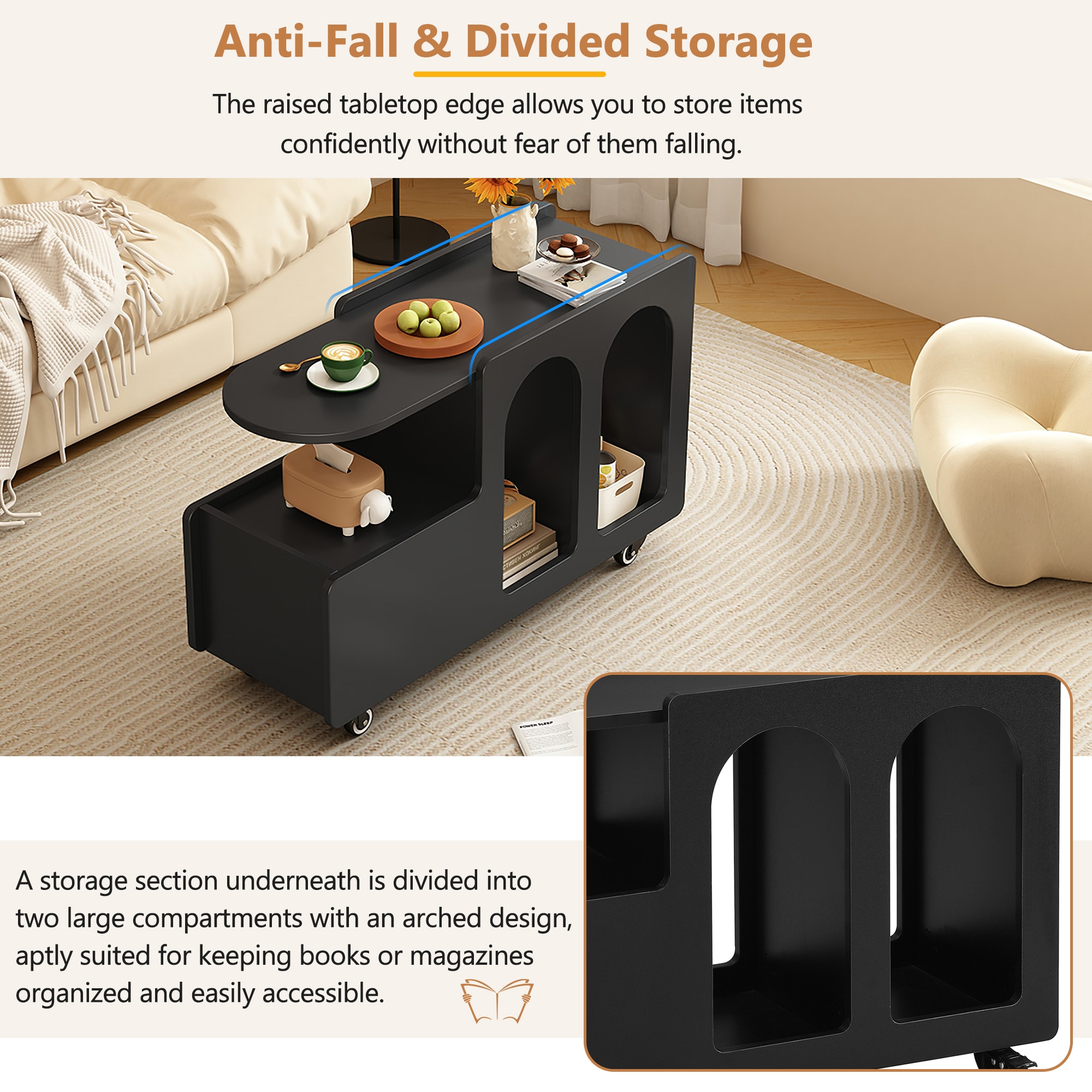ModernLuxe N721P191983B Coffee-Tables - View #3