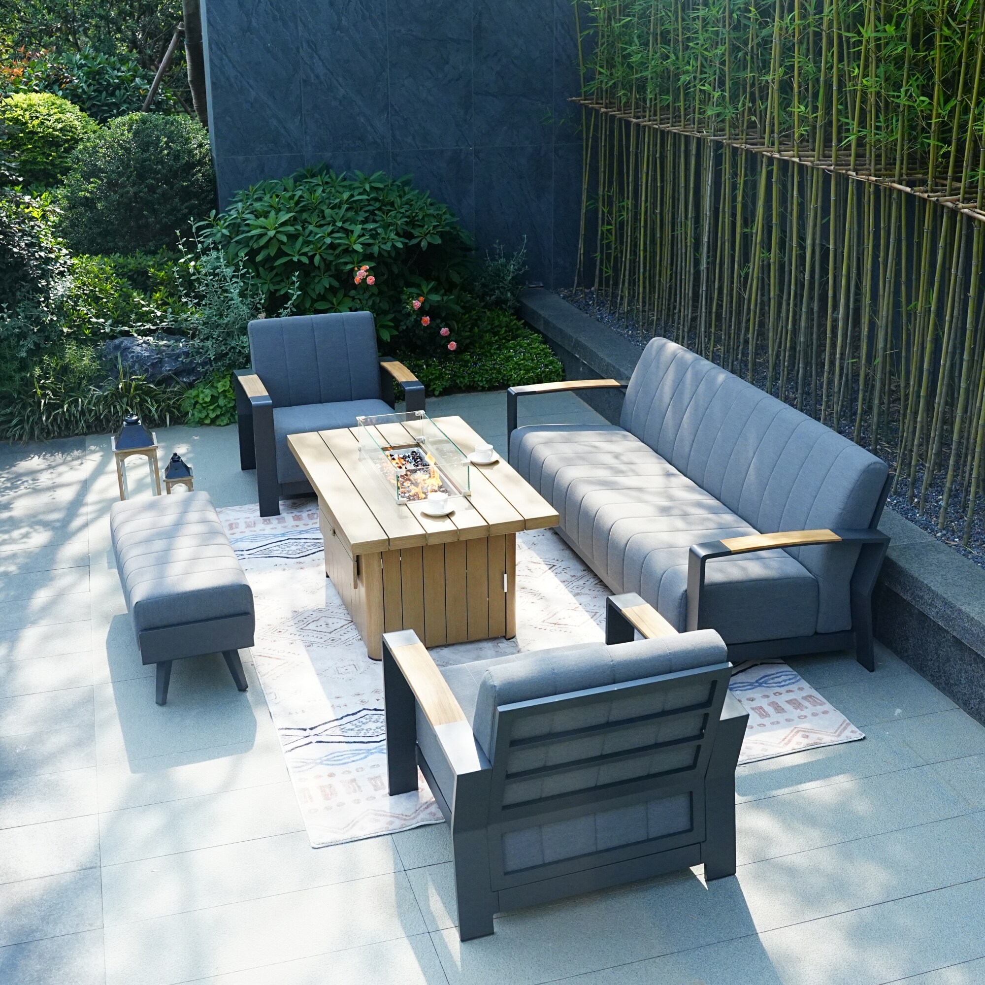 Direct Wicker DWG-2334&2335CSB-BR Patio-Conversation-Sets - View #4