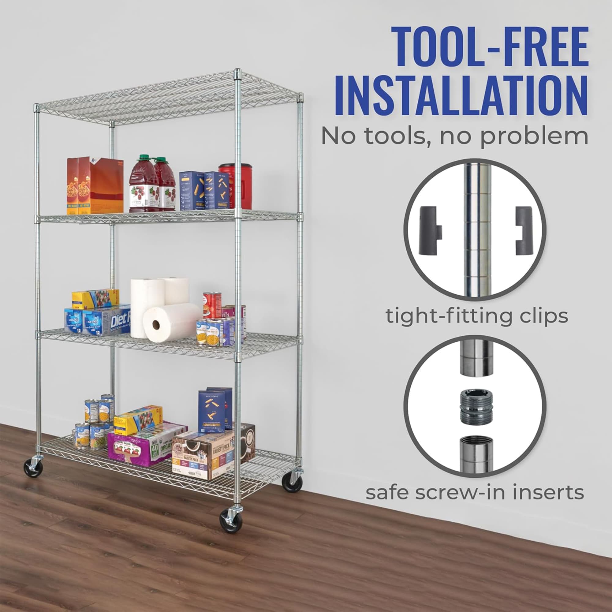 Gracious Living 398938 Free-Standing-Shelving - View #7