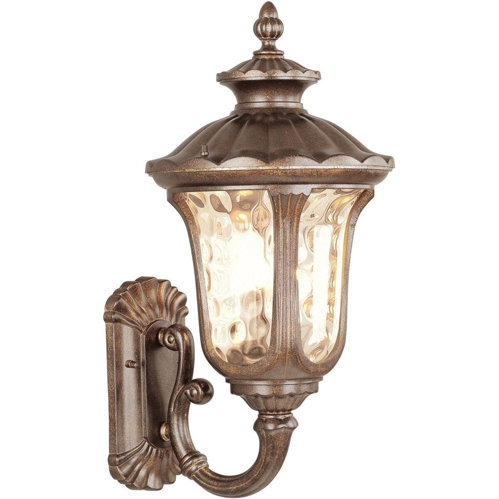 Livex Lighting Oxford 2-Light Traditional Moroccan Gold Incandescent Complete Post Light