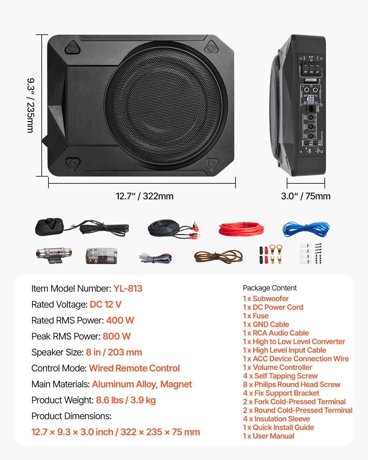 VEVOR SCMCXAZQCZYX05962V9 Mobile-Audio - View #7