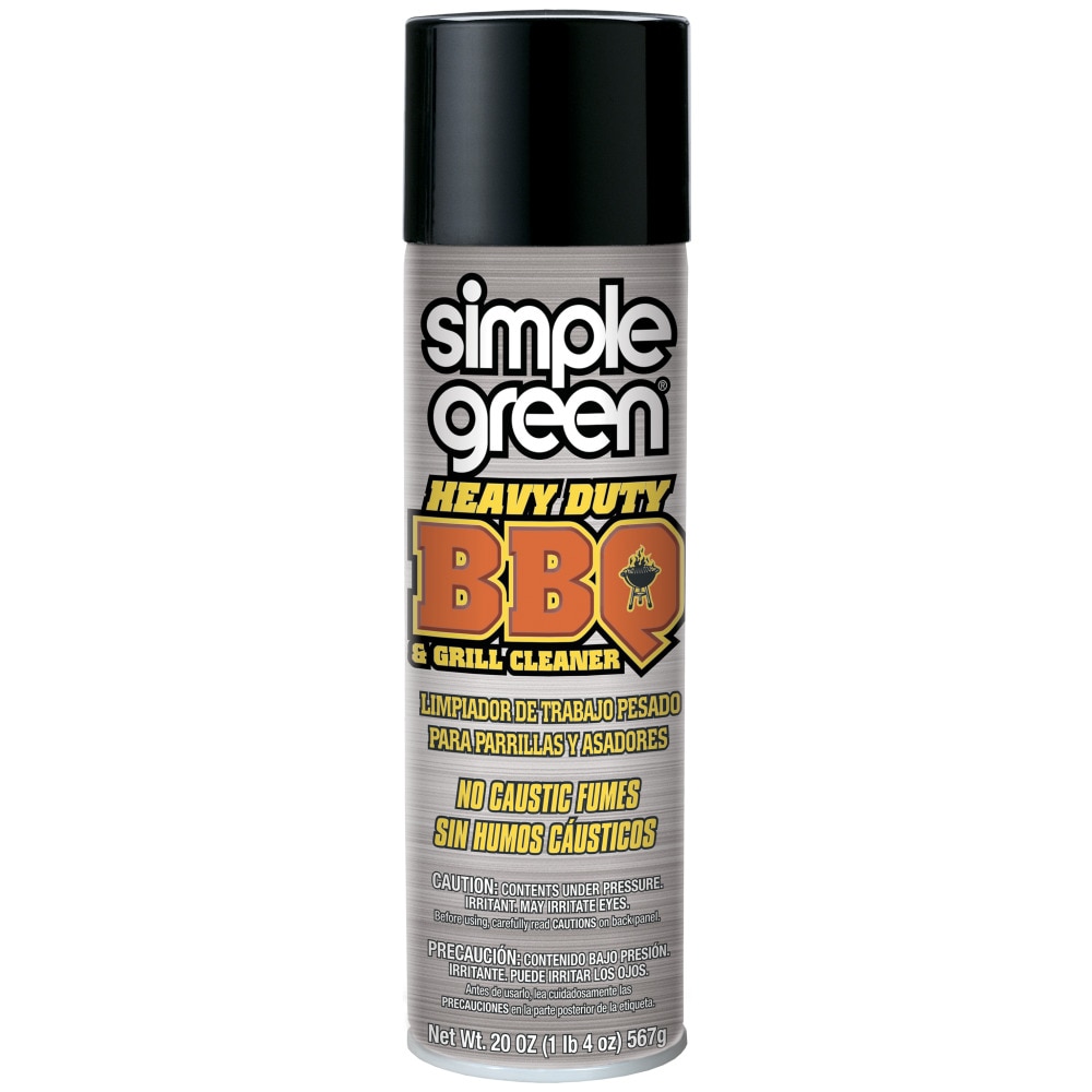 Simple Green Powerful Heavy Duty BBQ and Grill Cleaner - Removes Grease  Build-up - Ideal for Grates, Stainless Steel - 20 oz Aerosol