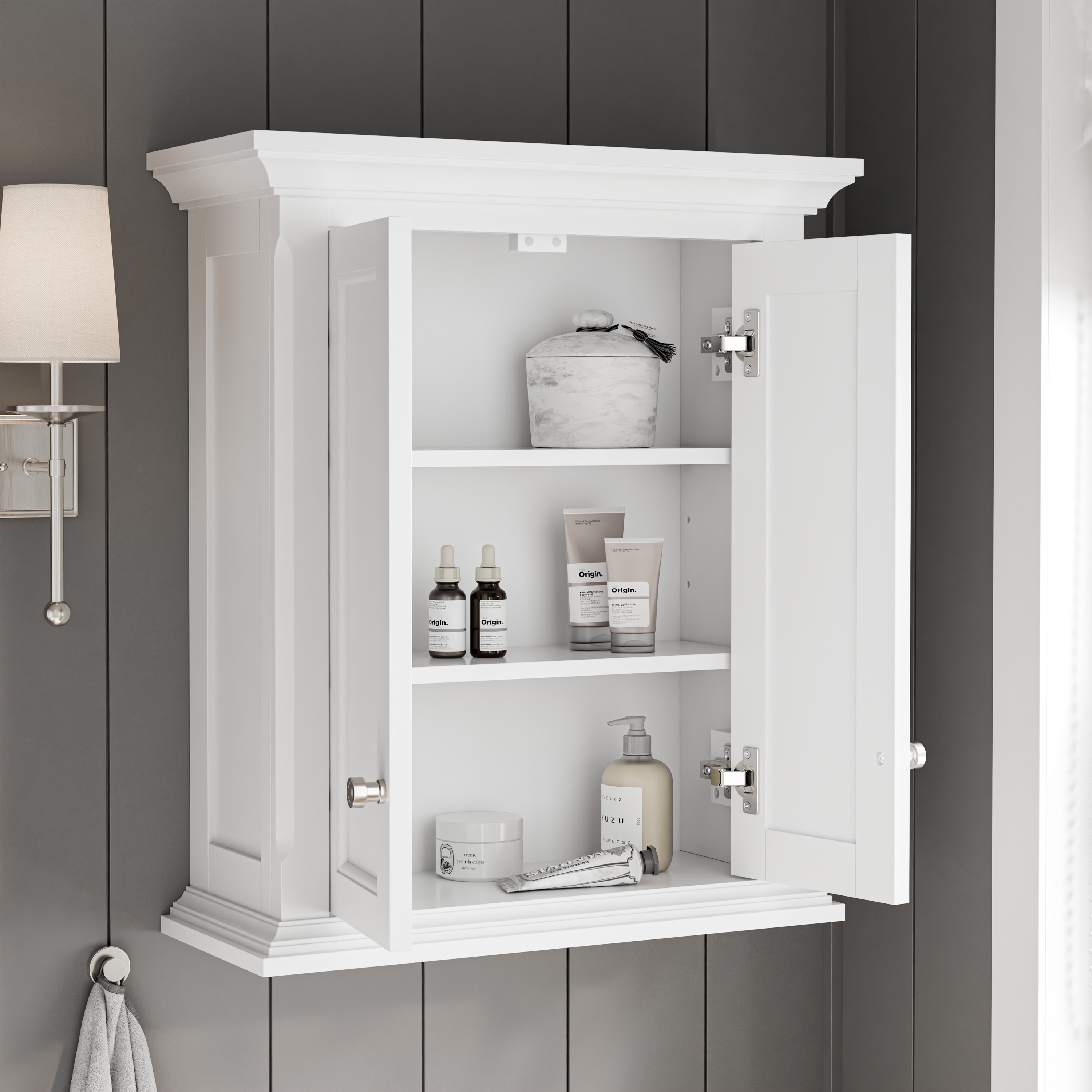 allen + roth 2026WC-24-201 Bathroom-Wall-Cabinets - Thumbnail View #3