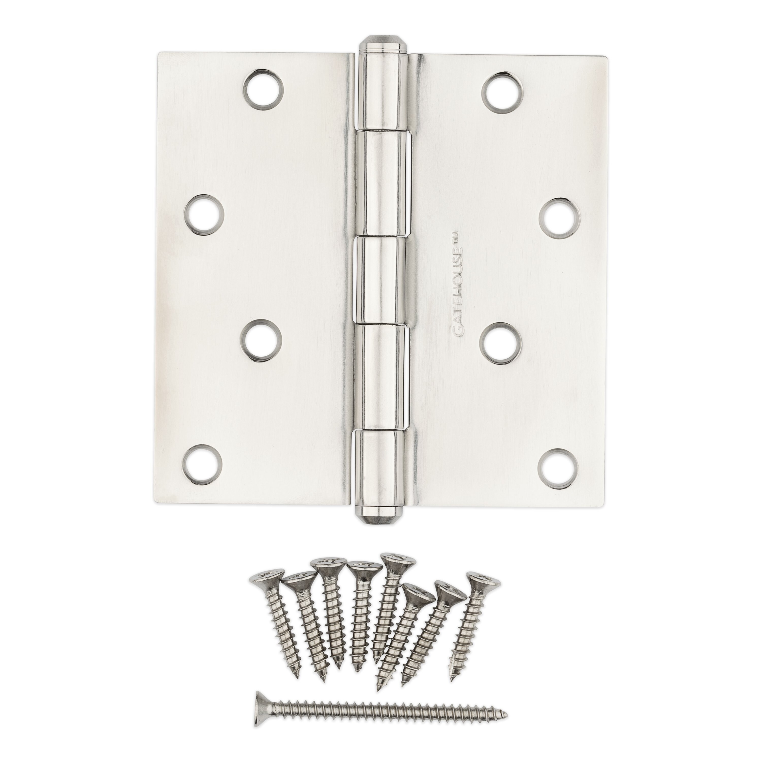 Gatehouse 4-in H Stainless Steel Mortise Interior/Exterior Door Hinge in  the Door Hinges department at