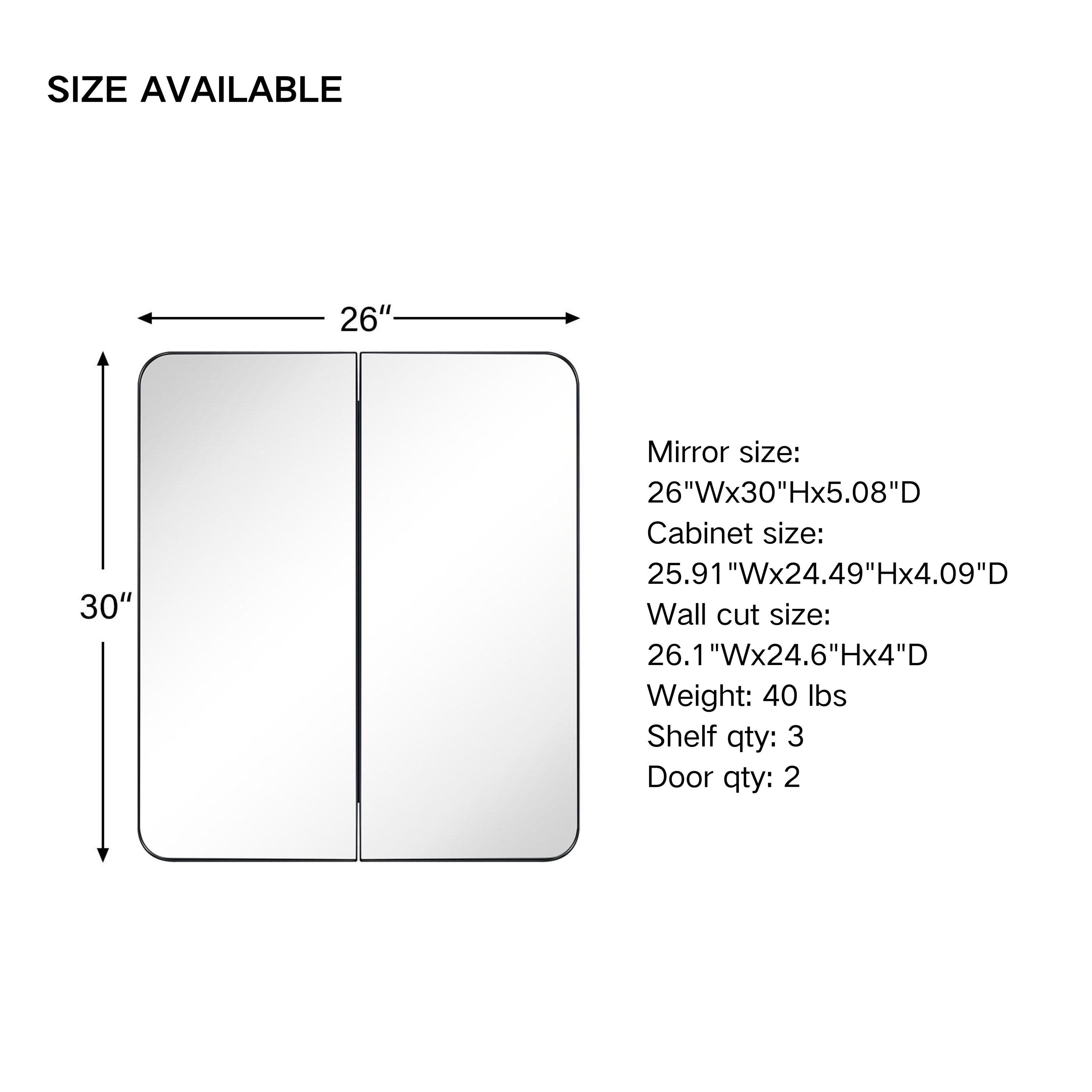 TEHOME GC-00563 Bathroom-Medicine-Cabinets - View #5
