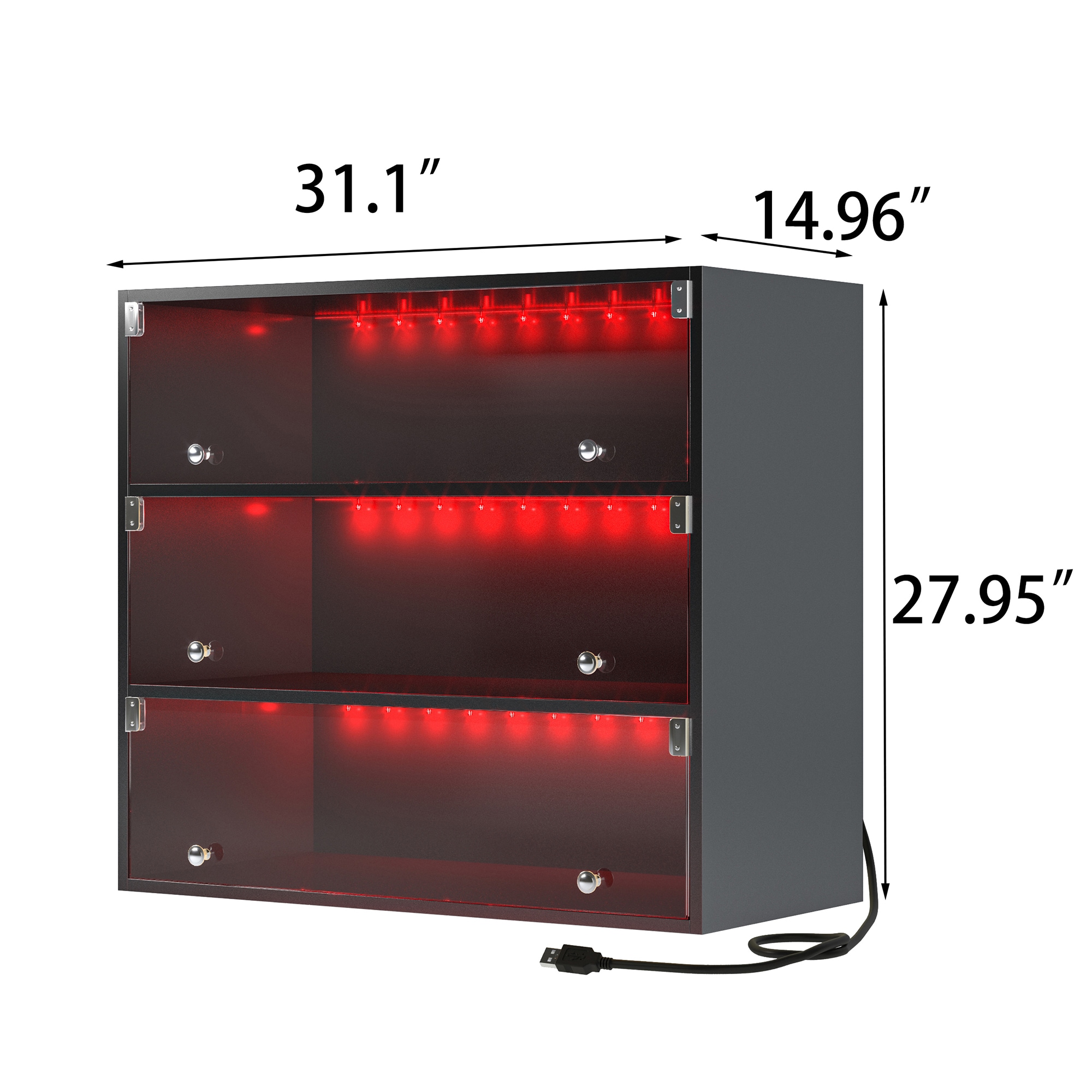 SINOFURN 28-in H 3 Tier 9 Pair Black Mdf Shoe Box In The Shoe Storage ...