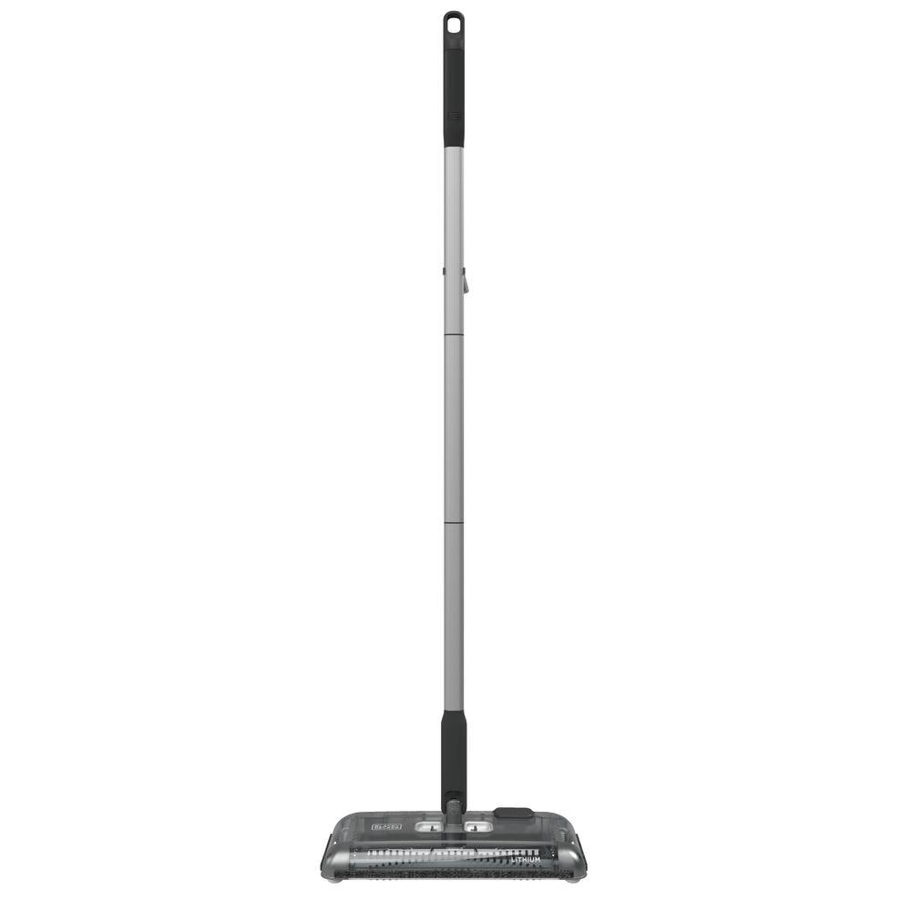 BLACK + DECKER Cordless Rechargeable Multi-Surface Floor Sweeper in Blue