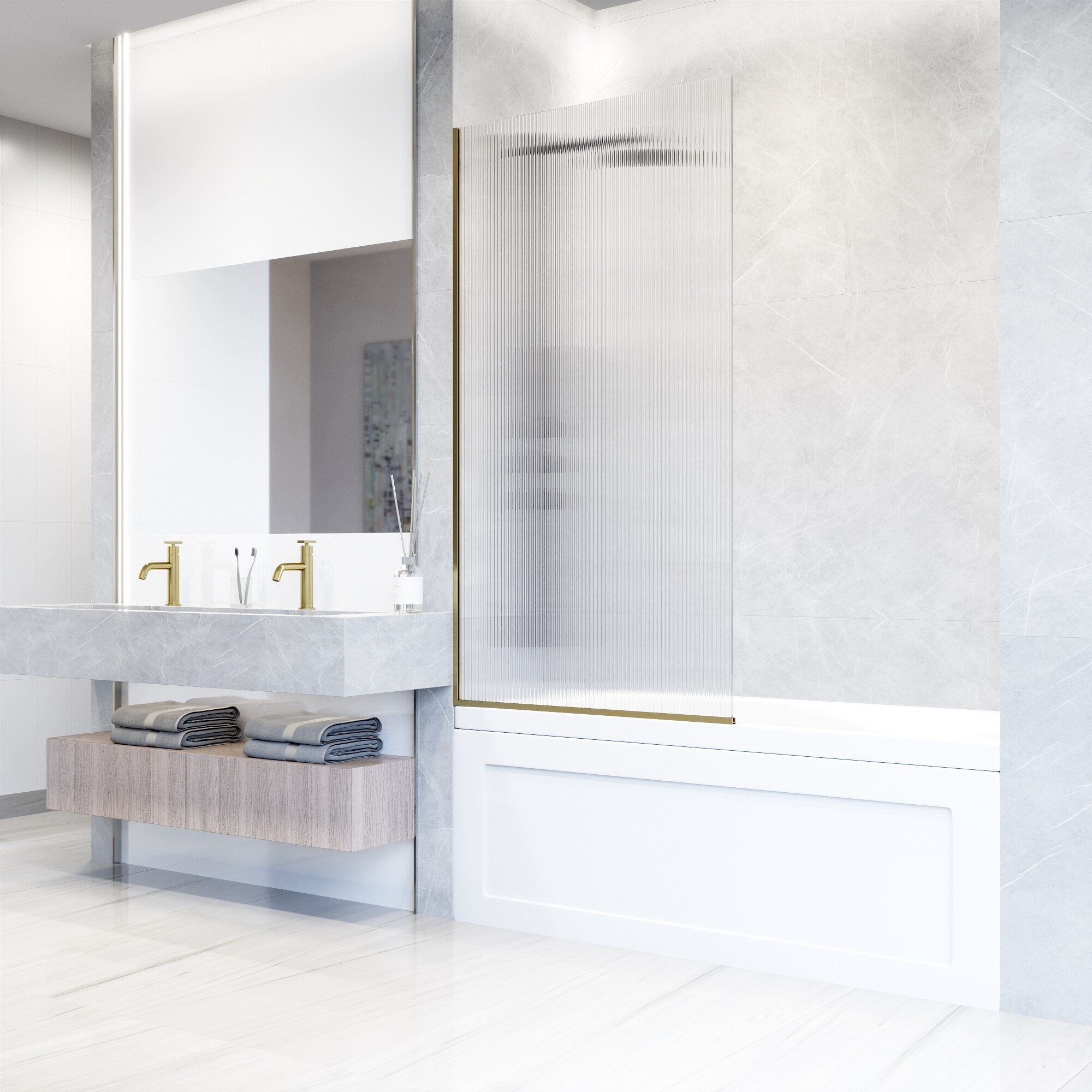 VIGO VG6075MGFL3462 Bathtub-Doors - View #4