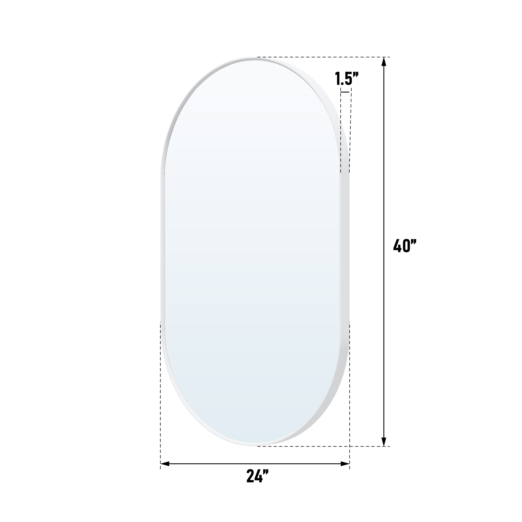 Forclover ASM-M5702 Framed-Bath-Mirrors - View #3