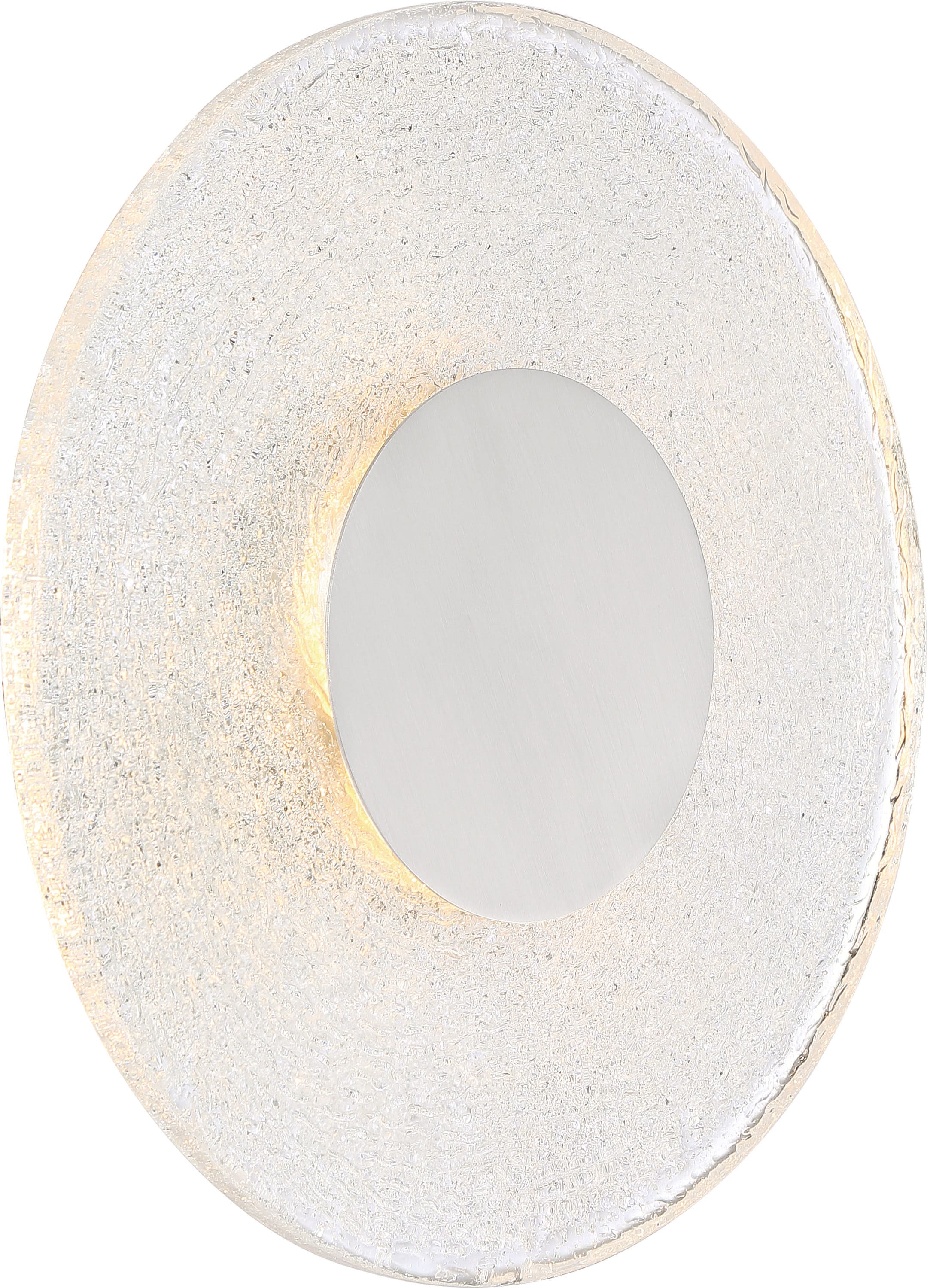  LW-SC542208 1-Light 2-in Polished Nickel LED Flush Mount Light