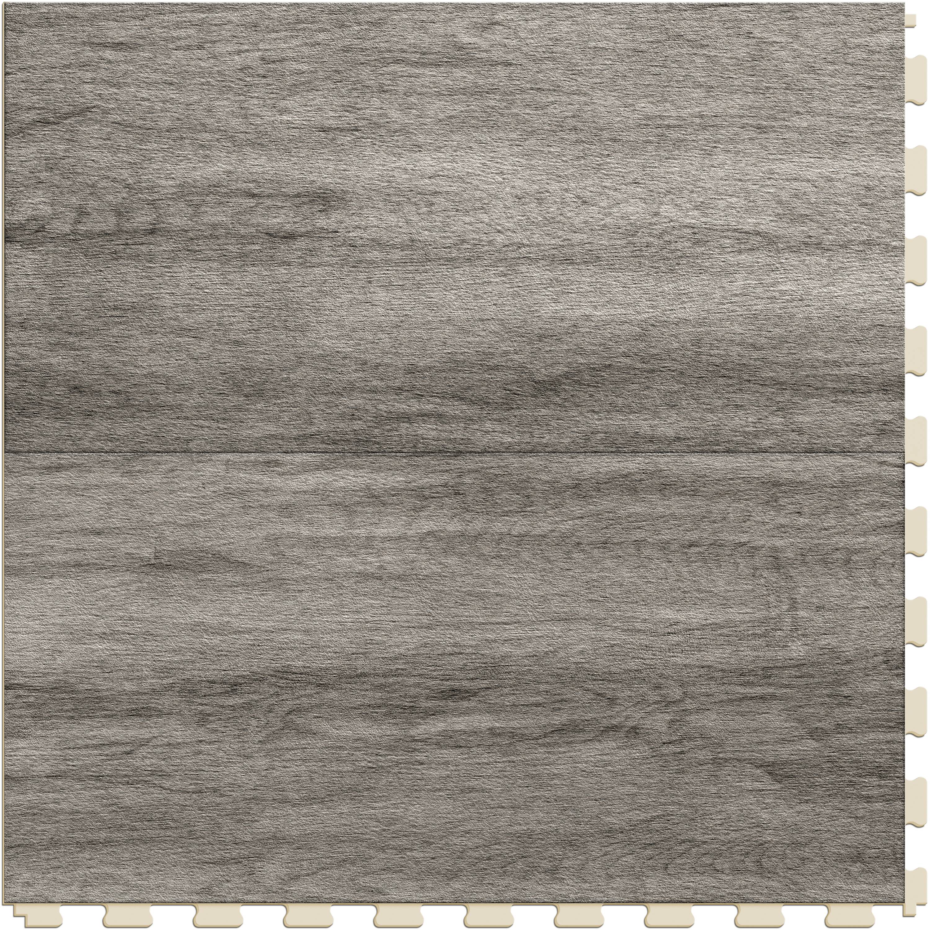 Perfection Floor Tile Ash/Satin Gray Wood look 0.05-mil x 20-in W x 20-in L Water Resistant Interlocking Luxury Vinyl Tile Flooring ( 16.7-sq ft Carton )