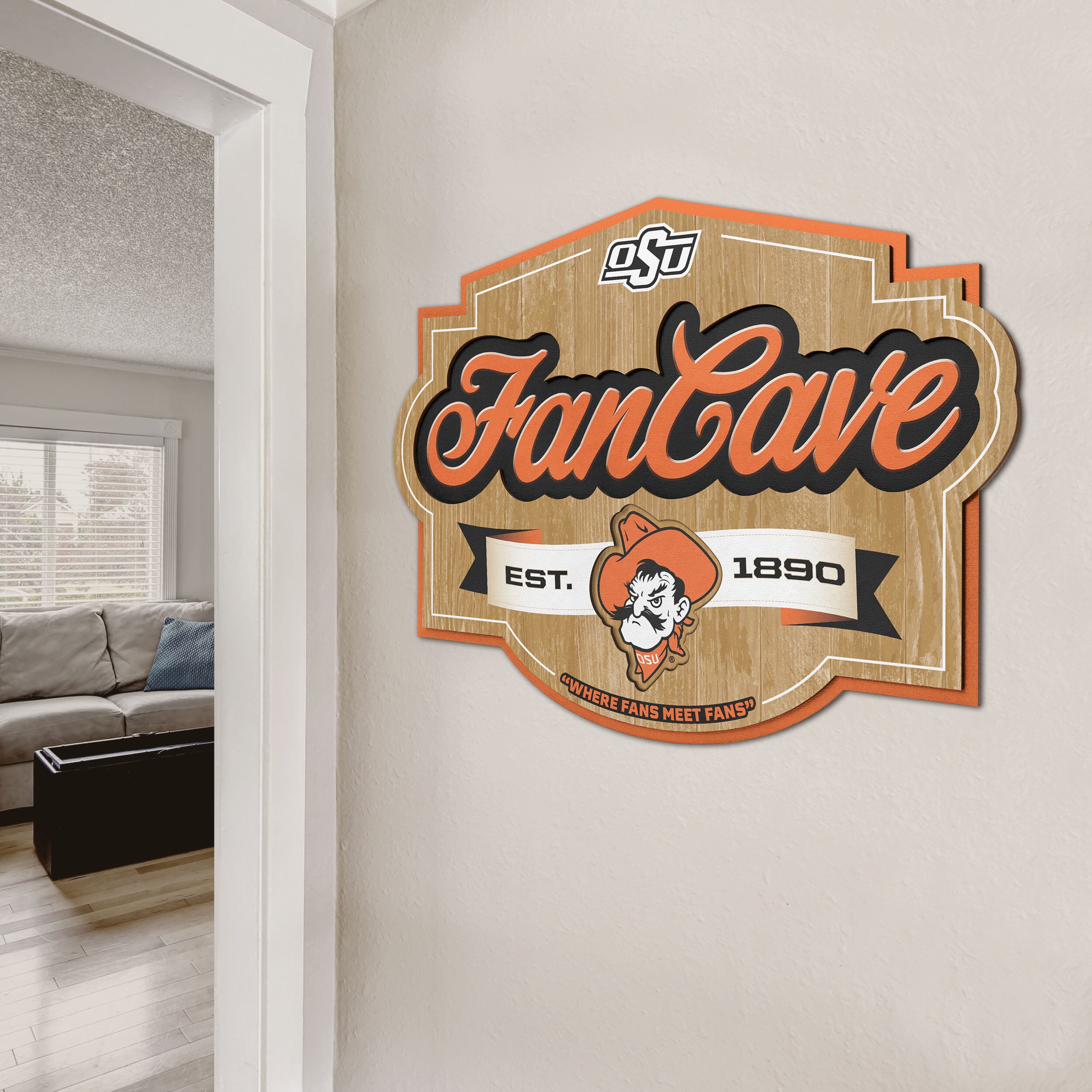 YouTheFan NFL Denver Broncos Fan Cave Sign