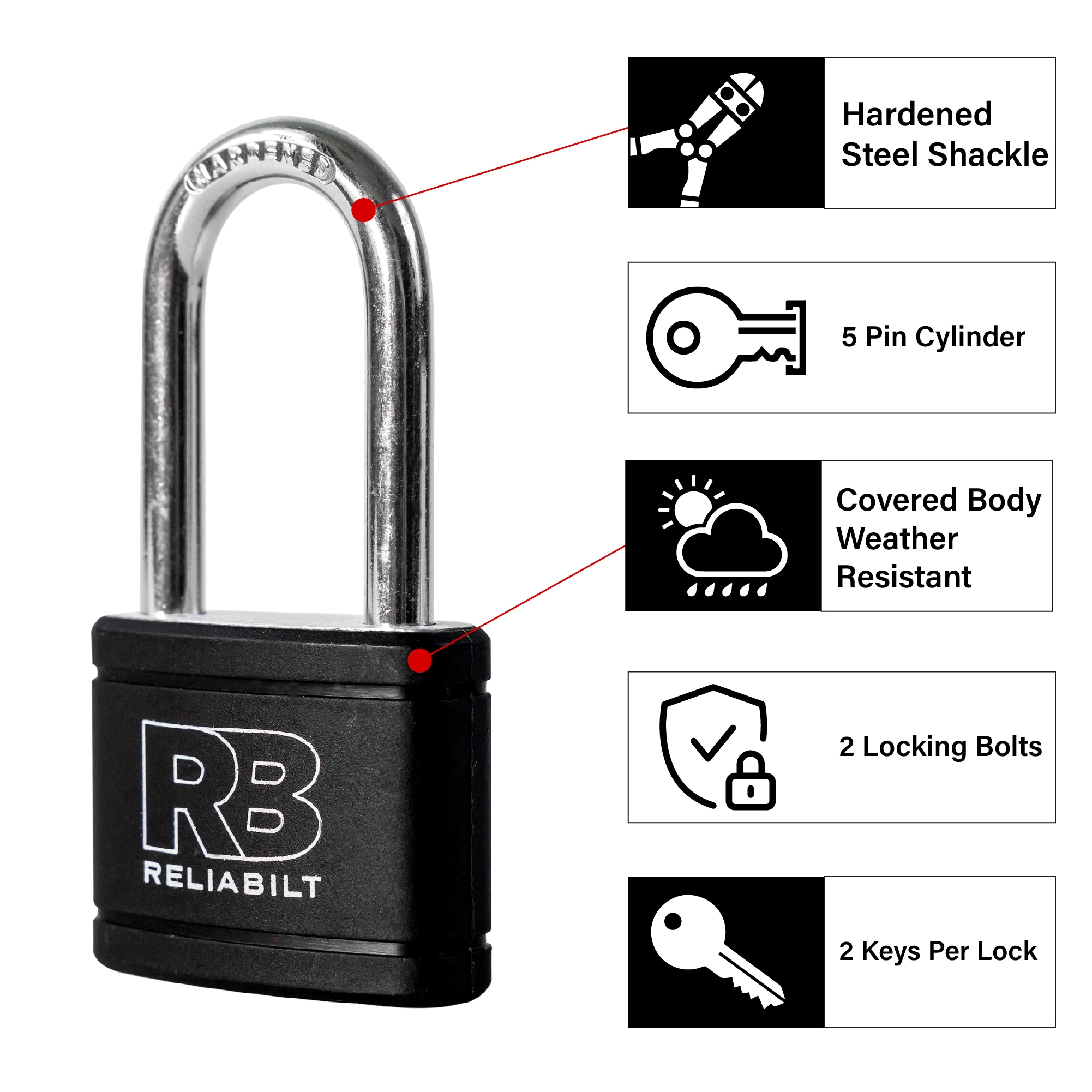 RELIABILT AH35056L Padlocks-Locks-Cables - View #13