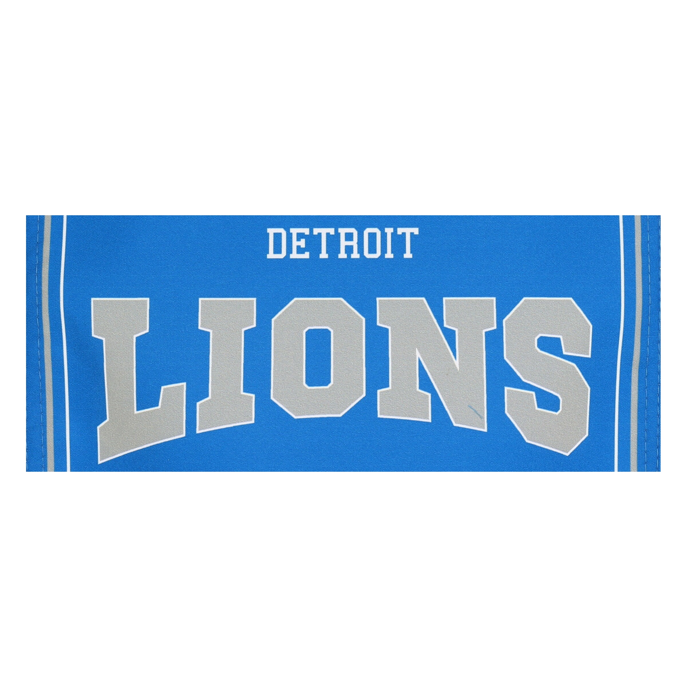 Team Sports America 2.3-ft W x 3.6-ft H Embroidered Detroit Lions House Flag  in the Decorative Banners & Flags department at