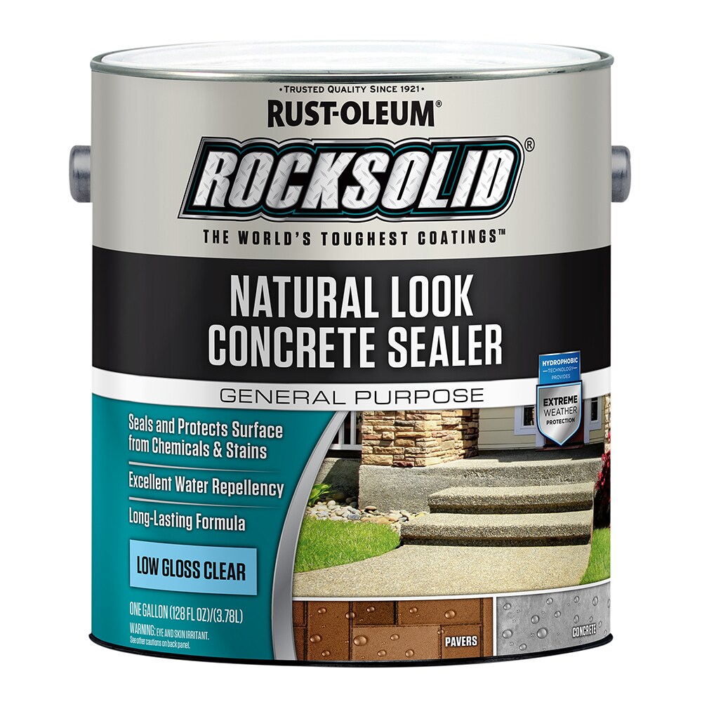 Rust-Oleum RockSolid Clear Semi-gloss Water-based Interior/Exterior ...