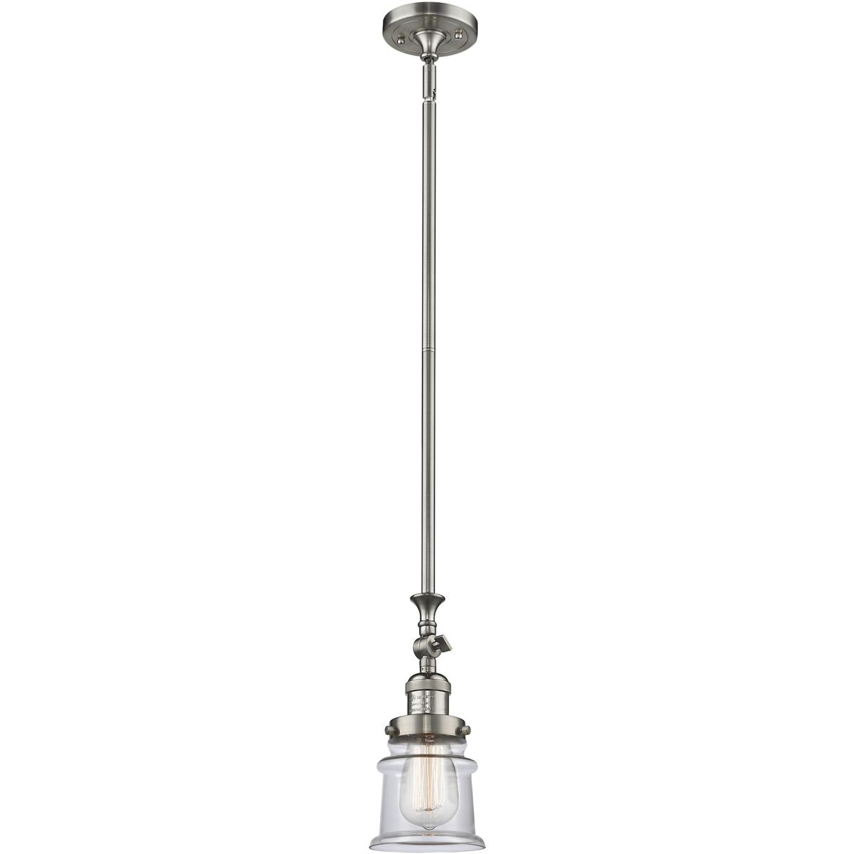 Innovations Lighting 1745407 206-SN-G182S-LED Franklin Restoration Canton Mini Pendant