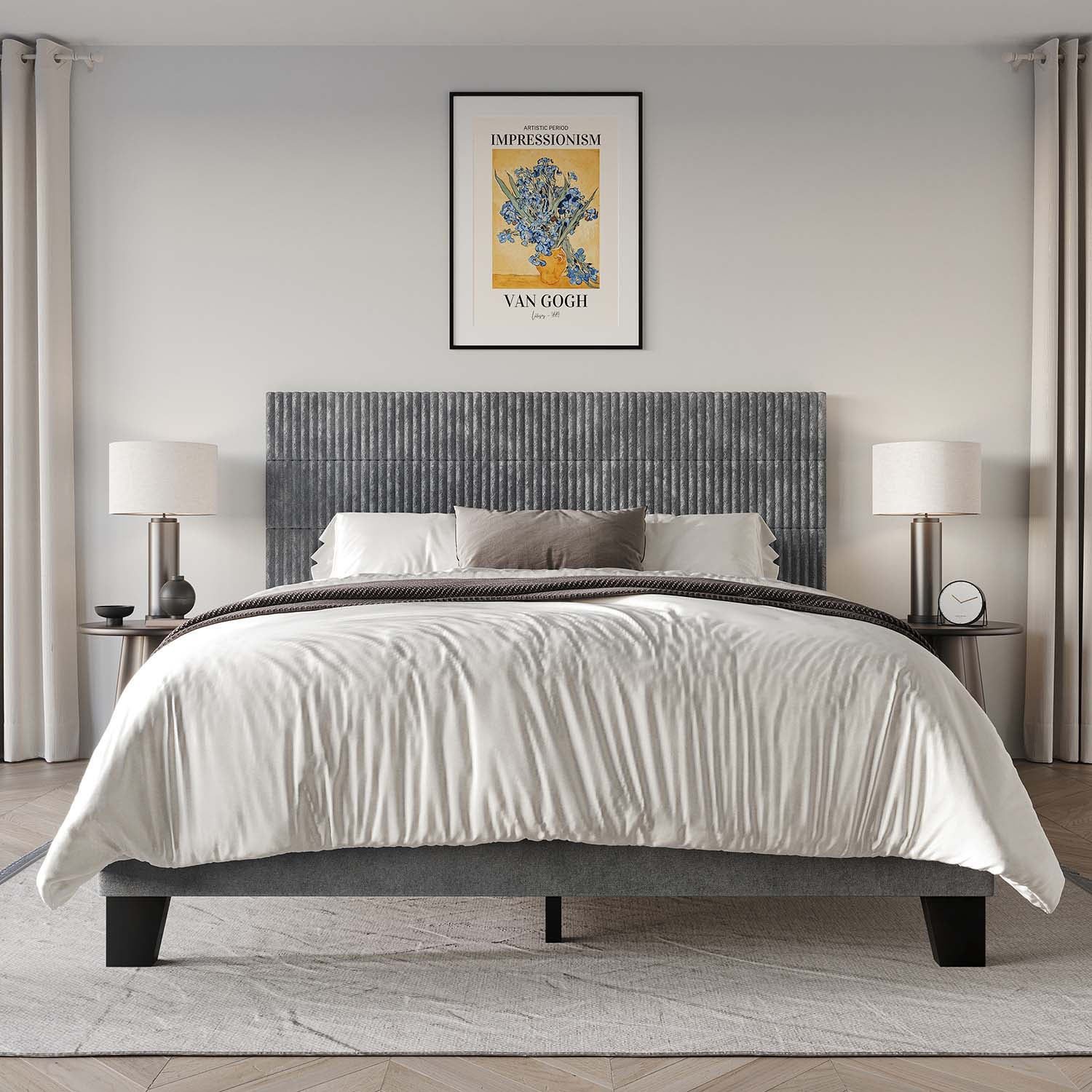 CasePiece C8541KPL-GY-VV beds - View #2