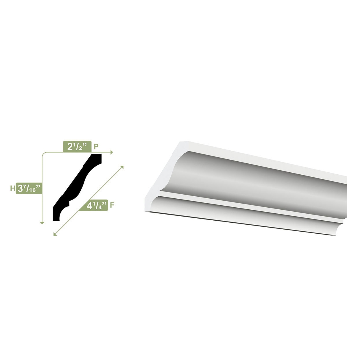 Ekena Millwork 687031 Crown-Moulding - View #2